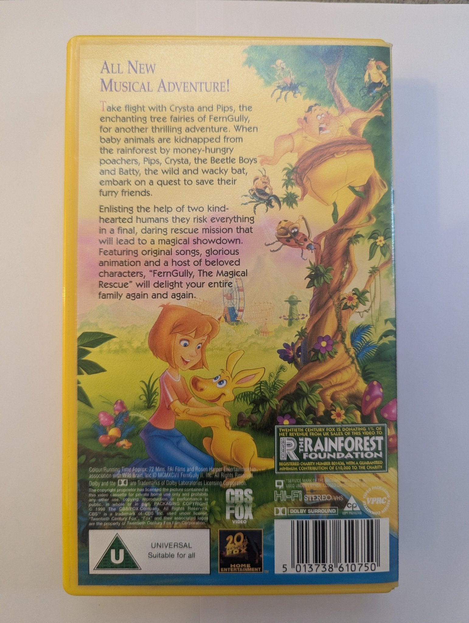 Fern Gully 2 The Magical Rescue (1998) VHS Video - Flippin Retro Video Shop