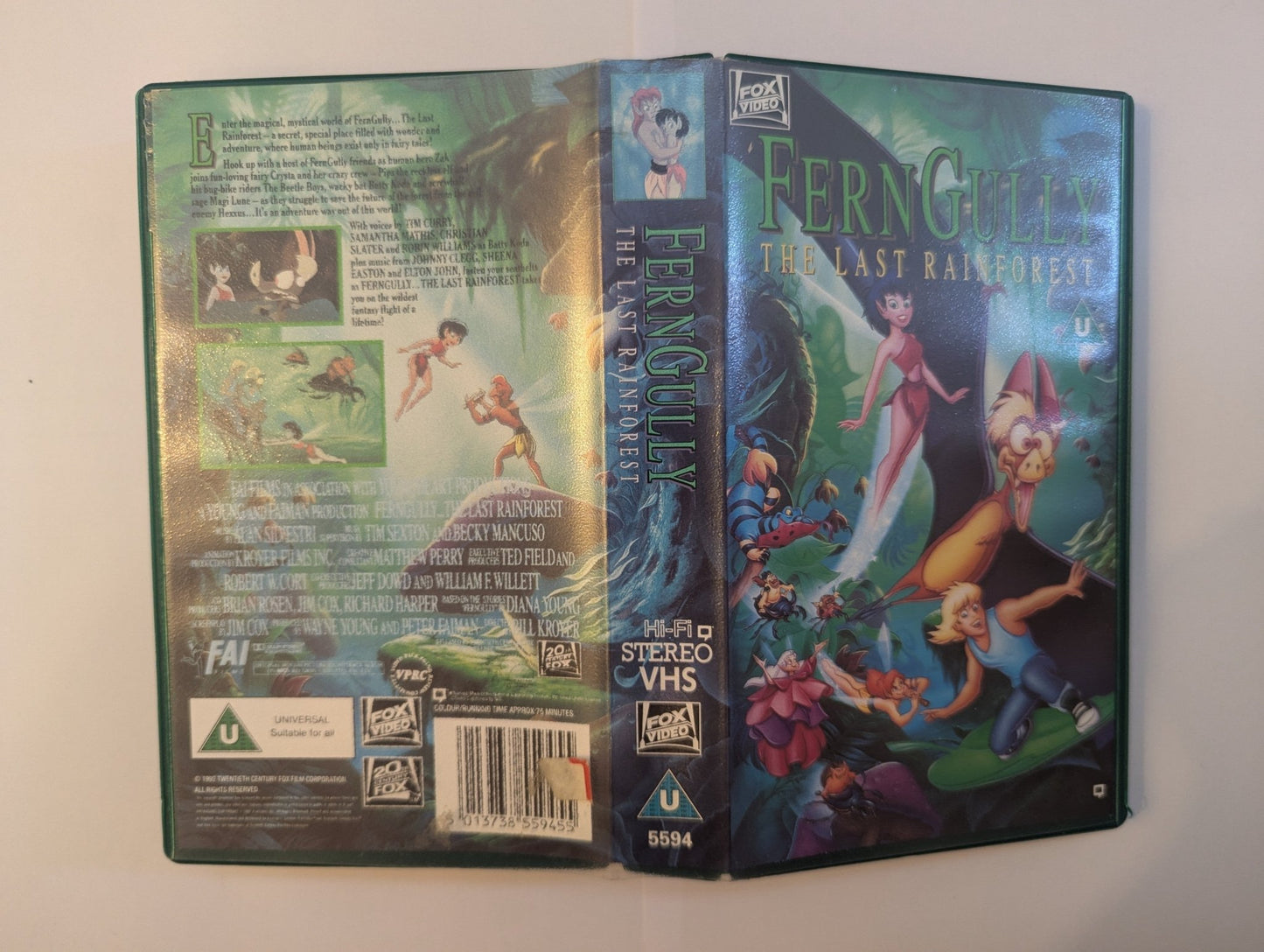 Fern Gully The Last Rainforest (1992) VHS Video - Flippin Retro Video Shop