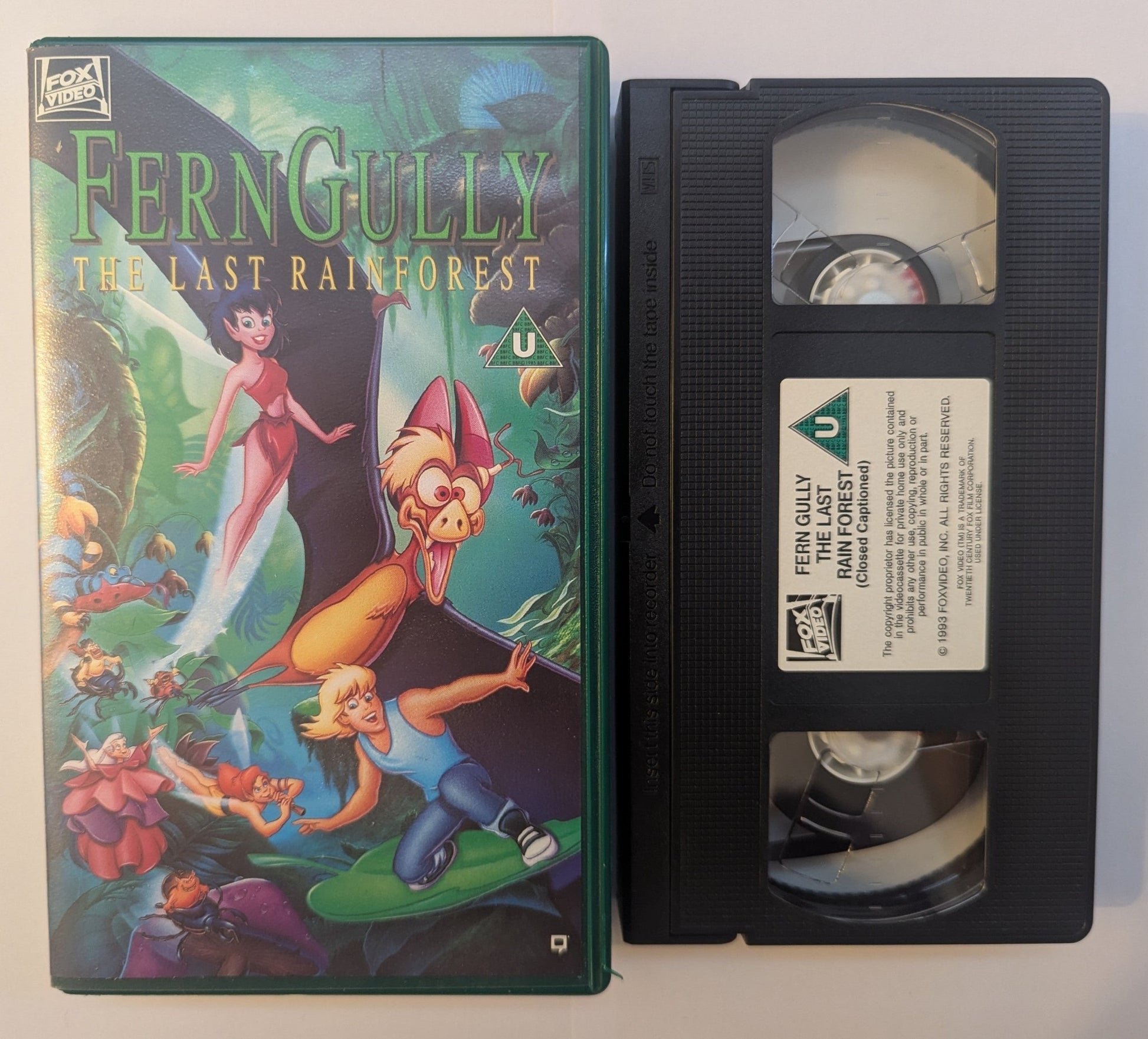 Fern Gully The Last Rainforest (1992) VHS Video - Flippin Retro Video Shop