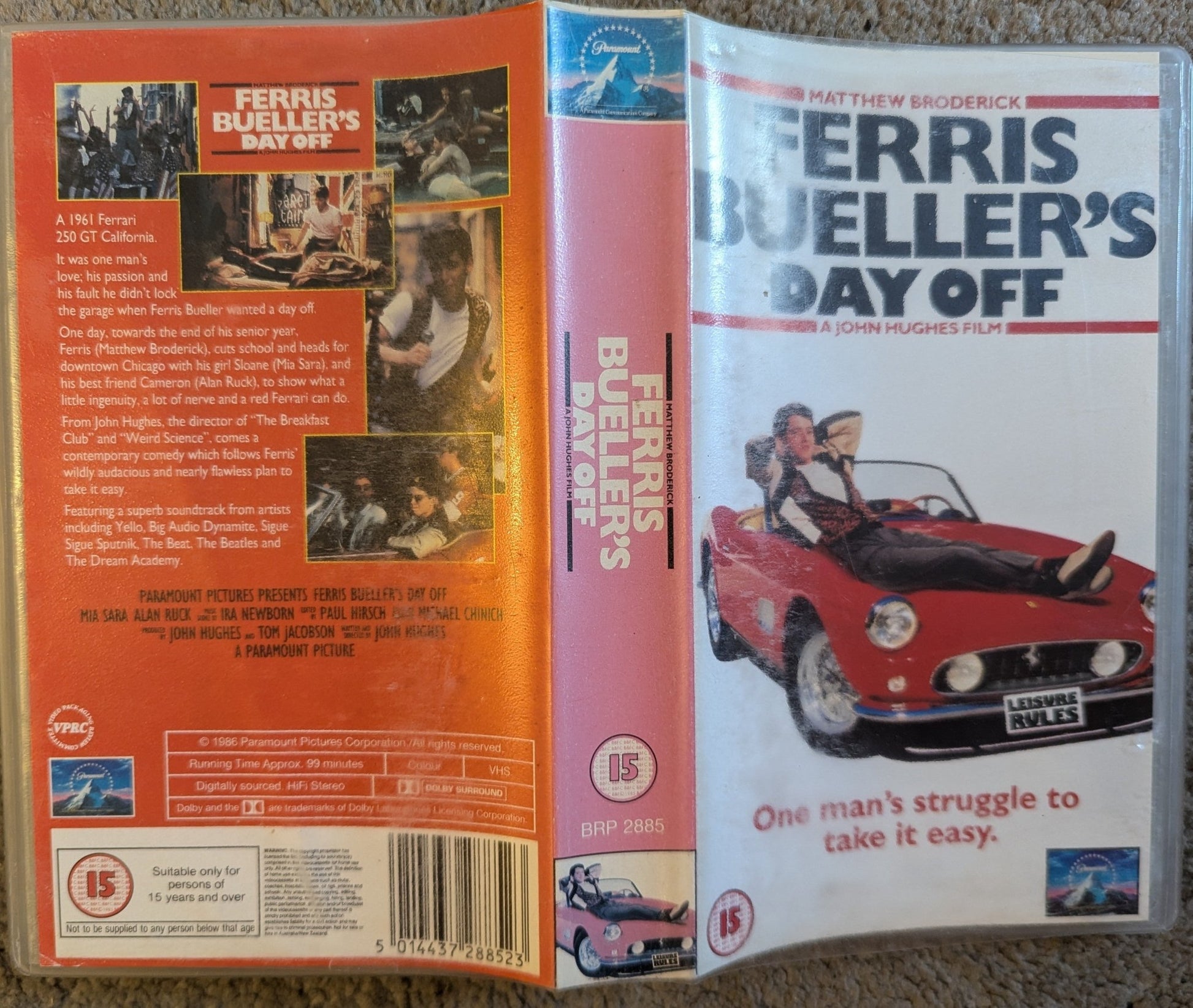 Ferris Buellers Day Off (1986) VHS Video - Flippin Retro Video Shop