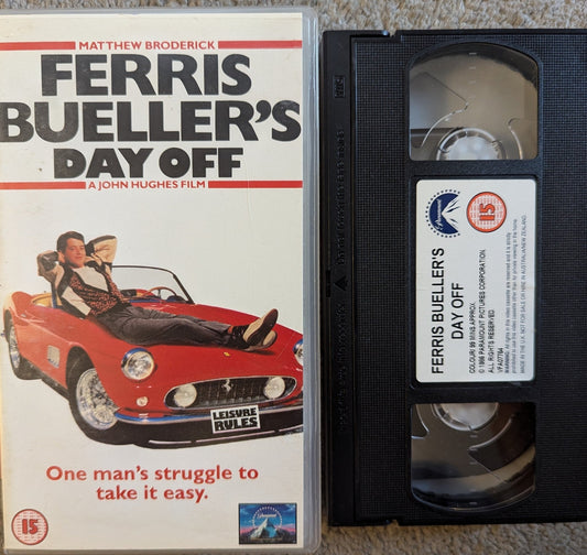 Ferris Buellers Day Off (1986) VHS Video - Flippin Retro Video Shop