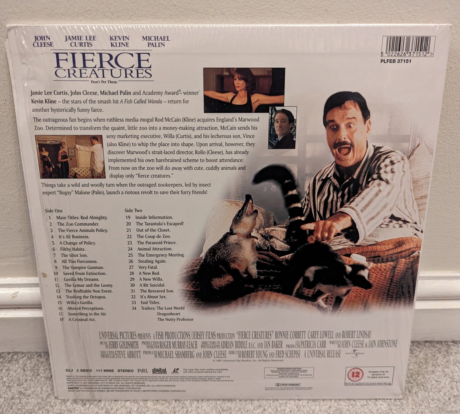 Fierce Creatures (1997) Laserdisc PAL - Flippin Retro Video Shop