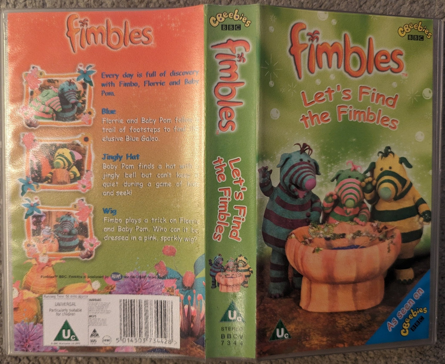 Fimbles Let's Find The Fimbles VHS Video - Flippin Retro Video Shop