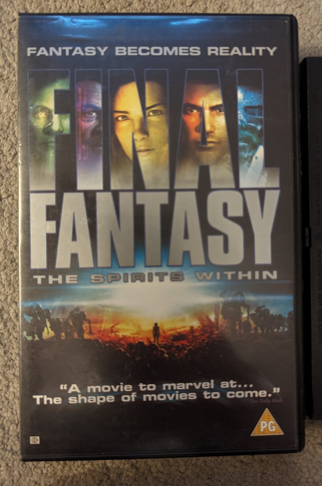 Final Fantasy The Spirits Within (2001) VHS Video Ex Rental - Flippin Retro Video Shop