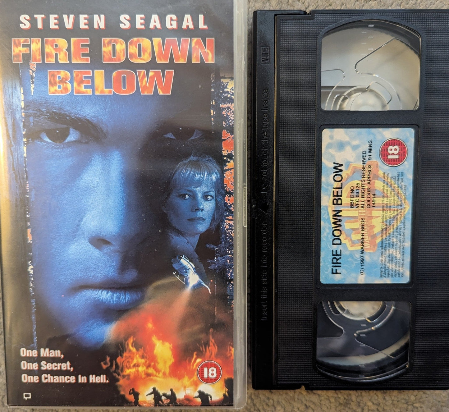 Fire Down Below (1997) VHS Video - Flippin Retro Video Shop