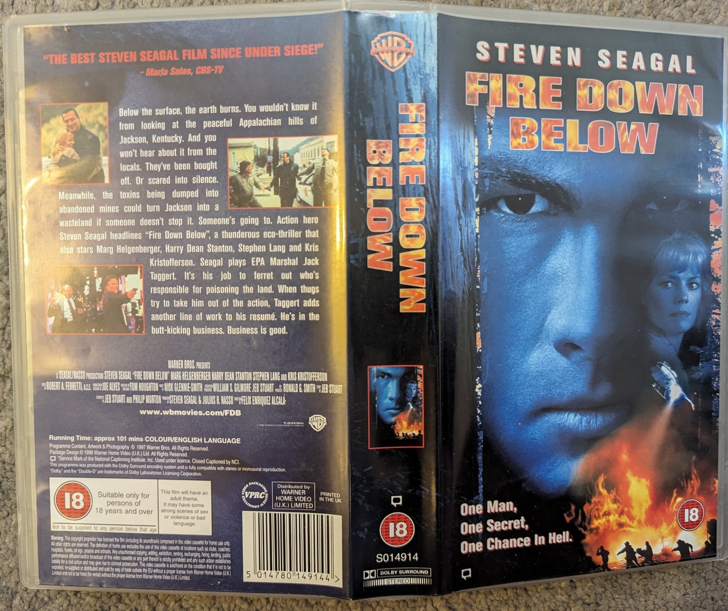 Fire Down Below (1997) VHS Video - Flippin Retro Video Shop