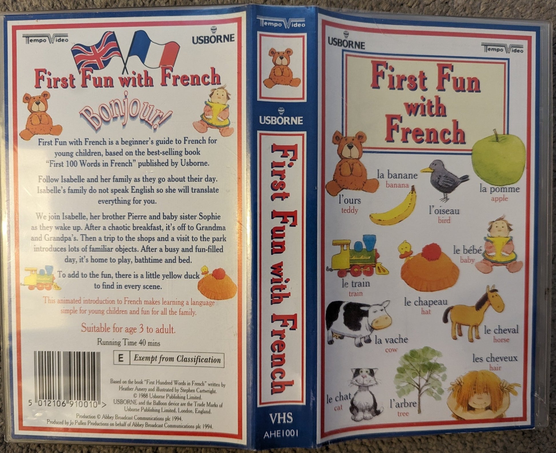 First Fun With French VHS Video - Flippin Retro Video Shop