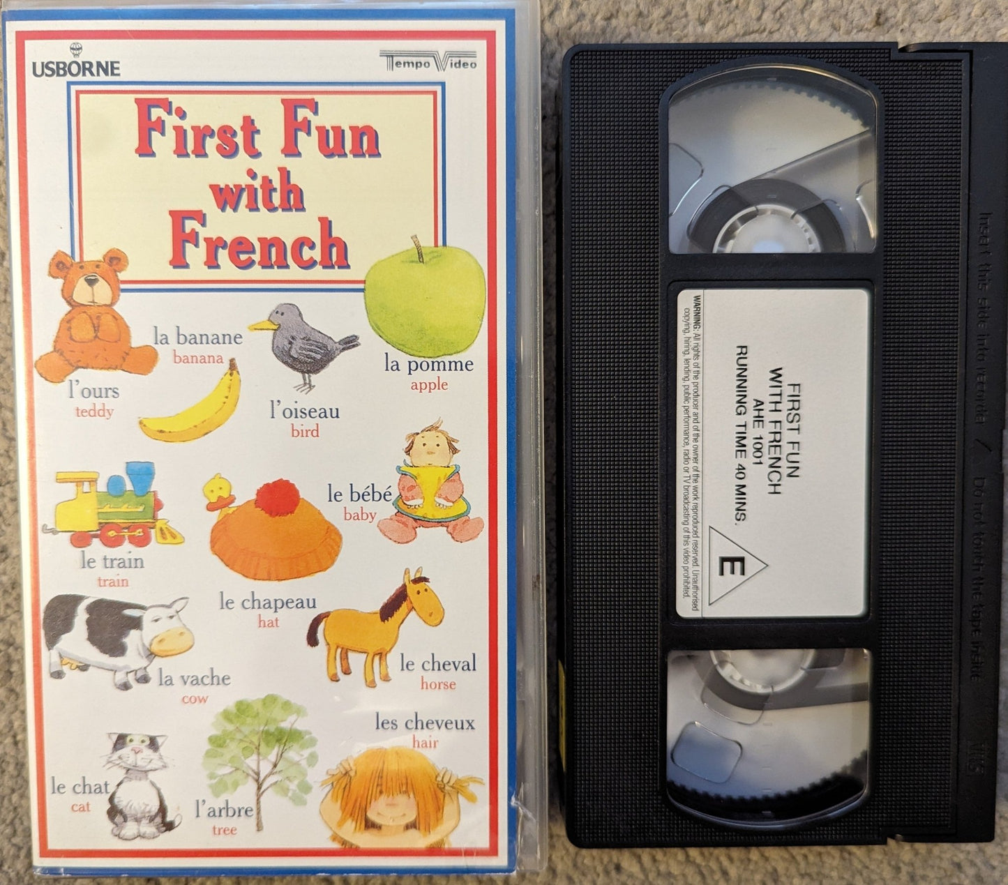 First Fun With French VHS Video - Flippin Retro Video Shop