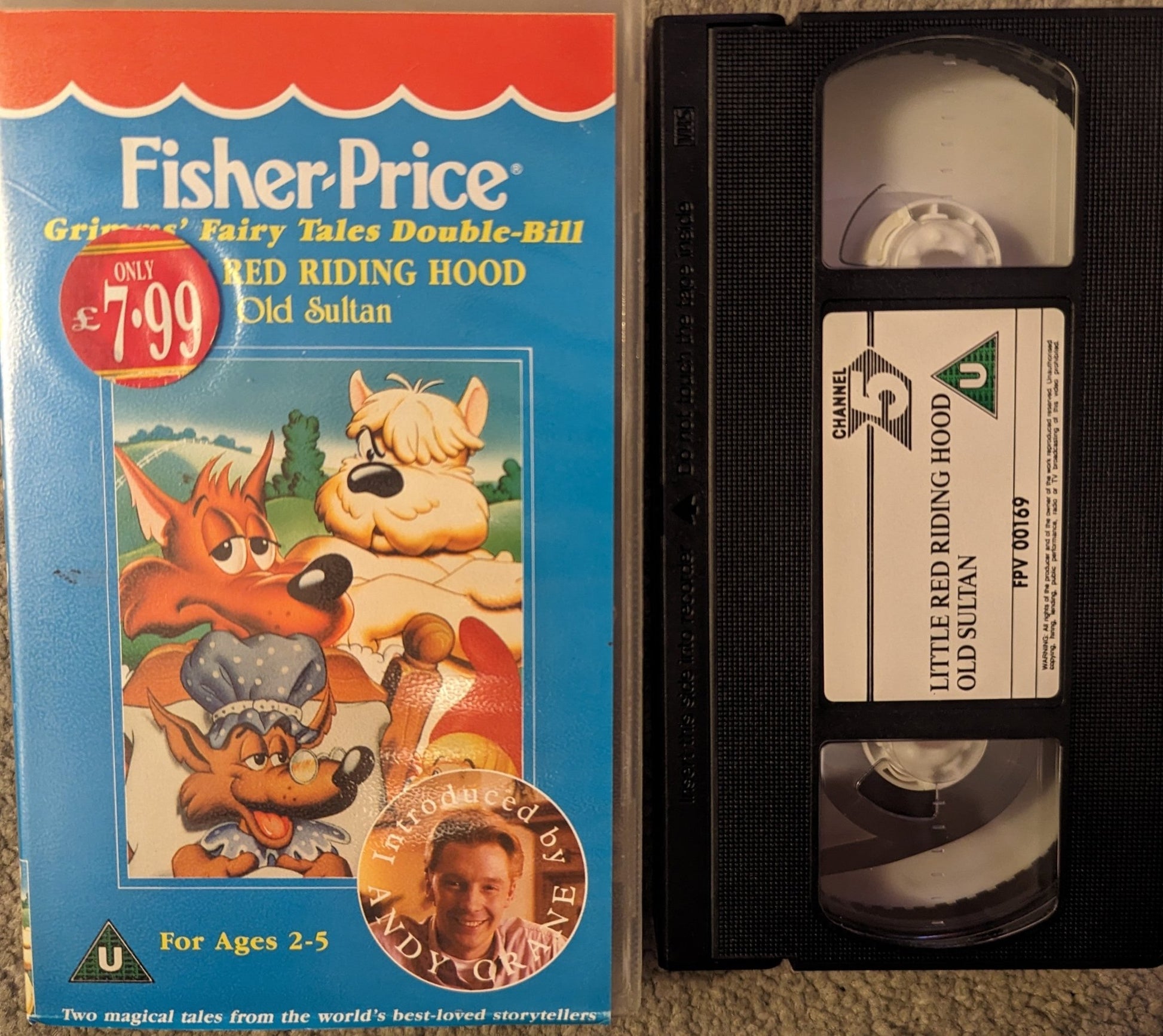 Fisher Price Little Red Riding Hood / Old Sultan VHS Video - Flippin Retro Video Shop