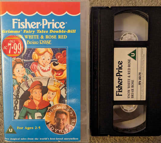 Fisher Price Snow White / Rose Red VHS Video - Flippin Retro Video Shop