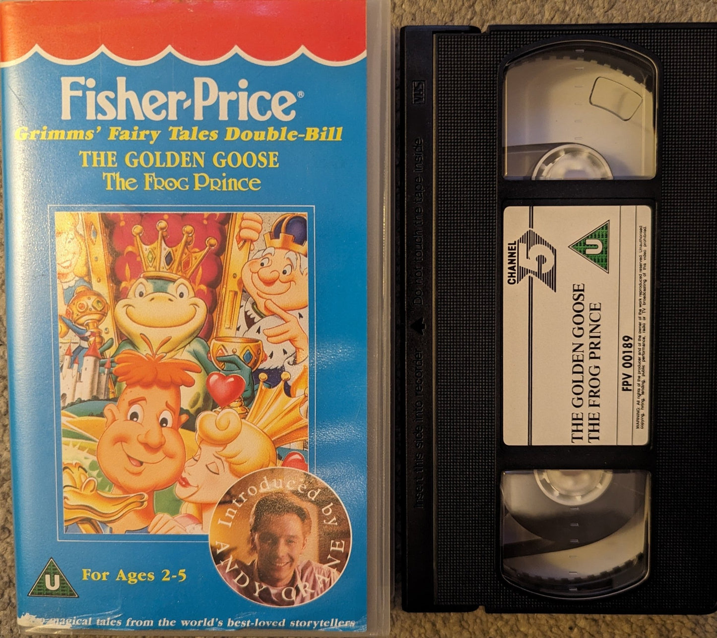 Fisher Price The Golden Goose / The Frog Prince VHS Video - Flippin Retro Video Shop