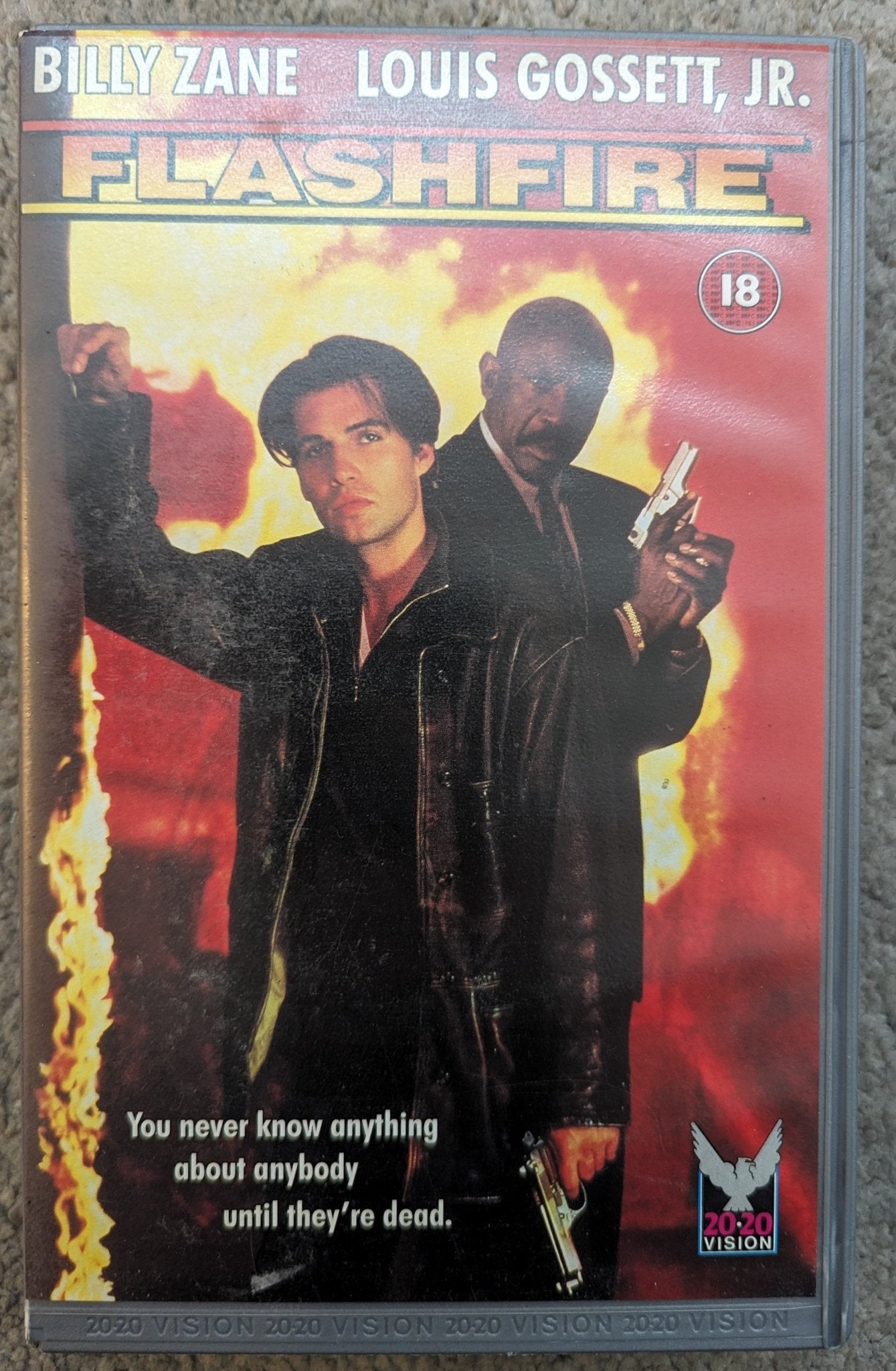 Flashfire (1994) VHS Video Ex Rental - Flippin Retro Video Shop