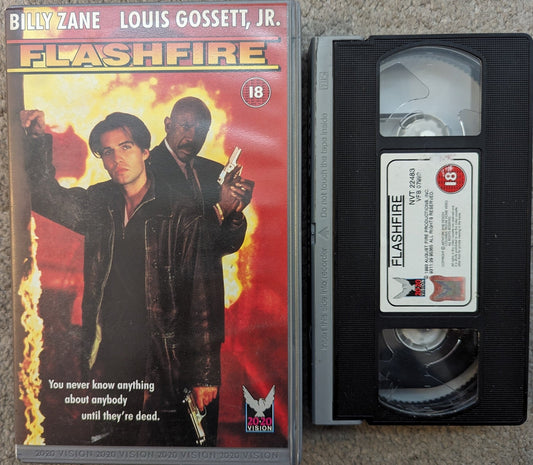 Flashfire (1994) VHS Video Ex Rental - Flippin Retro Video Shop