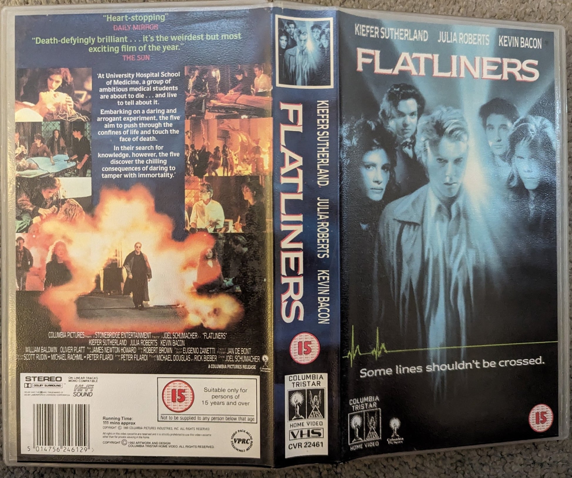 Flatliners (1990) VHS Video - Flippin Retro Video Shop