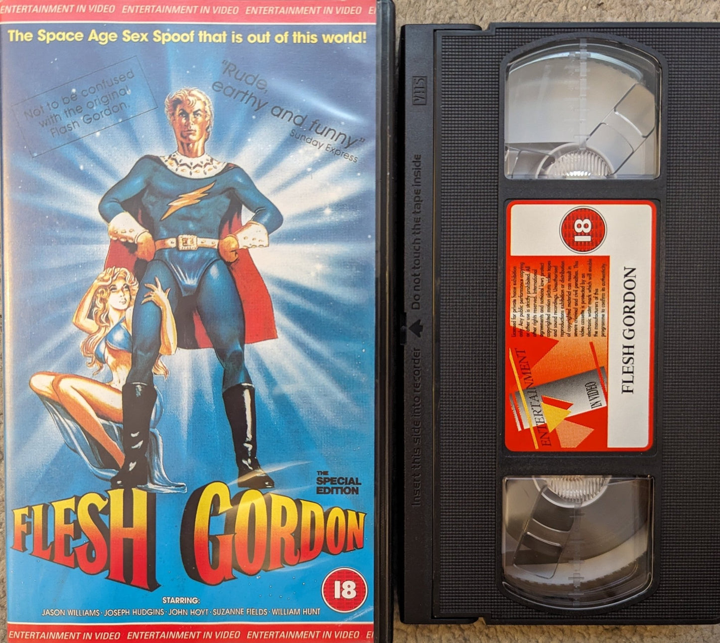 Flesh Gordon (1974) VHS Video - Flippin Retro Video Shop