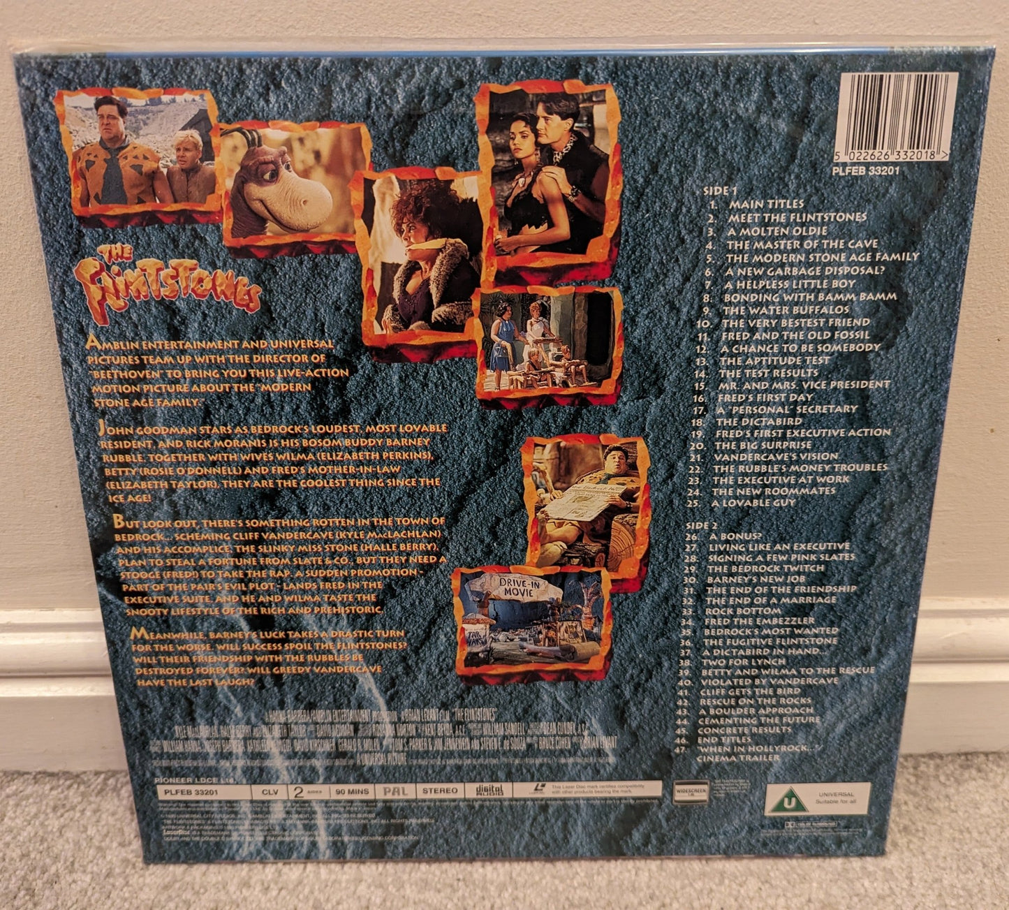 Flintstones (1994) Laserdisc PAL - Flippin Retro Video Shop