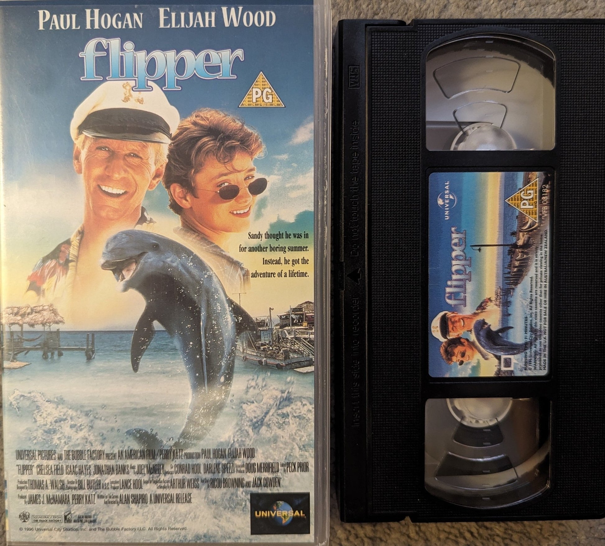 Flipper (1996) VHS Video - Flippin Retro Video Shop