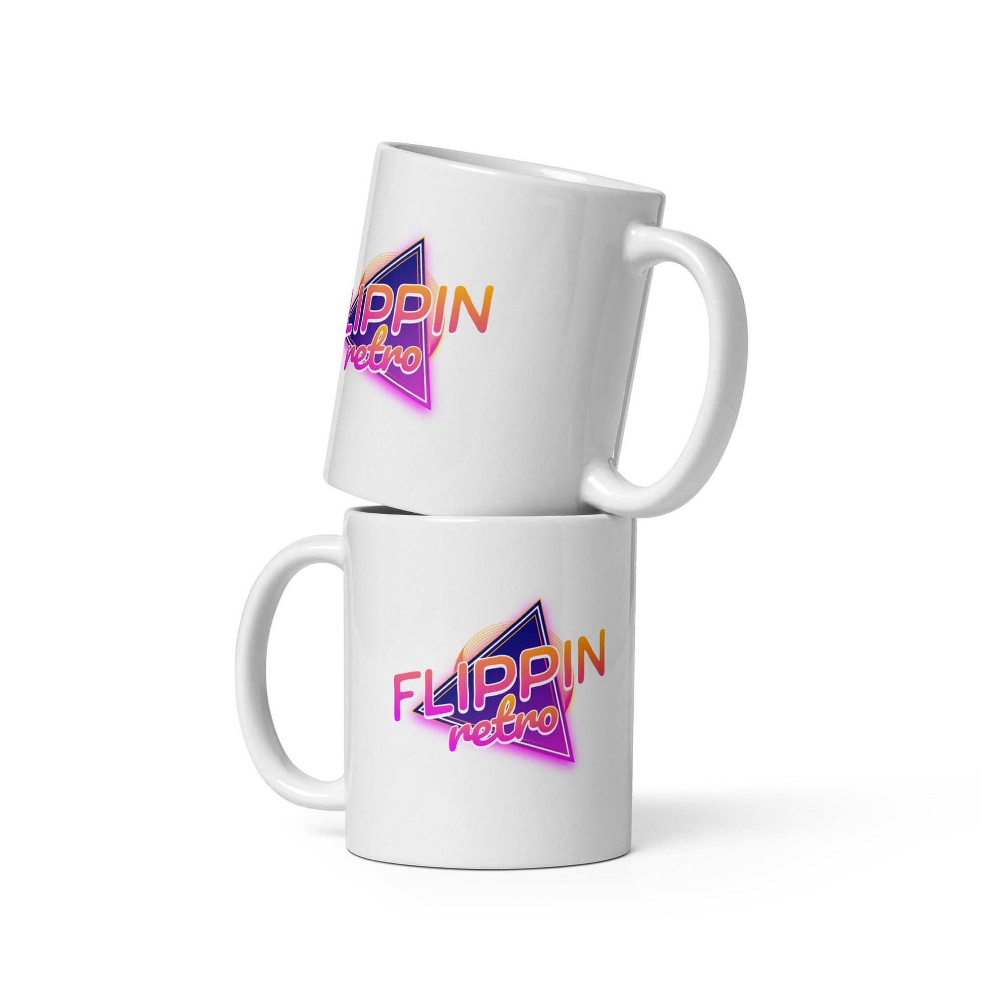 Flippin Retro White Mug - Flippin Retro