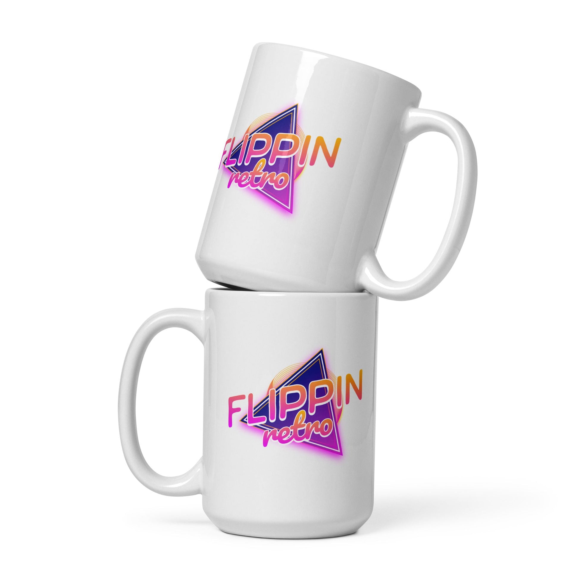 Flippin Retro White Mug - Flippin Retro