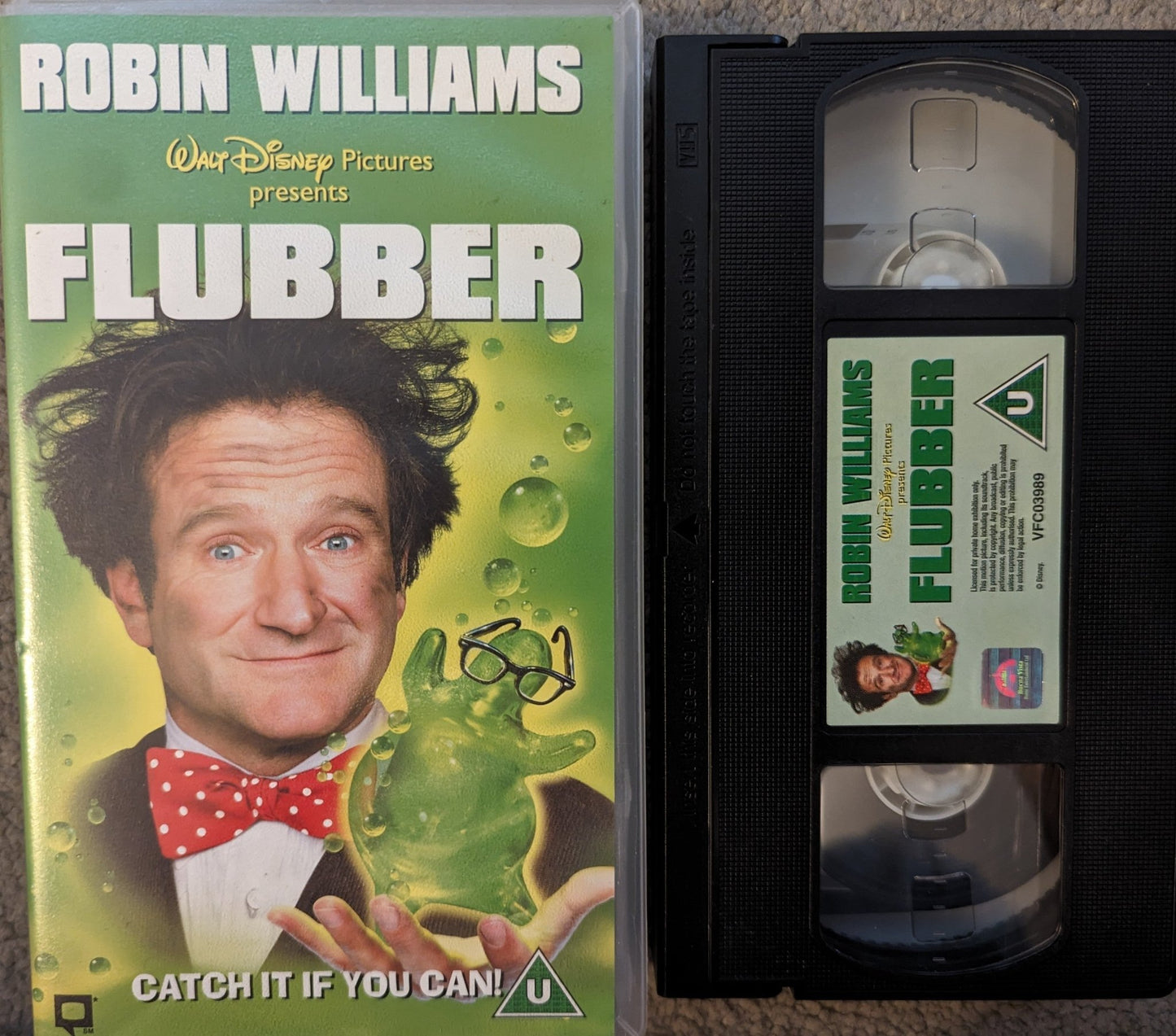 Flubber (1997) VHS Video - Flippin Retro Video Shop