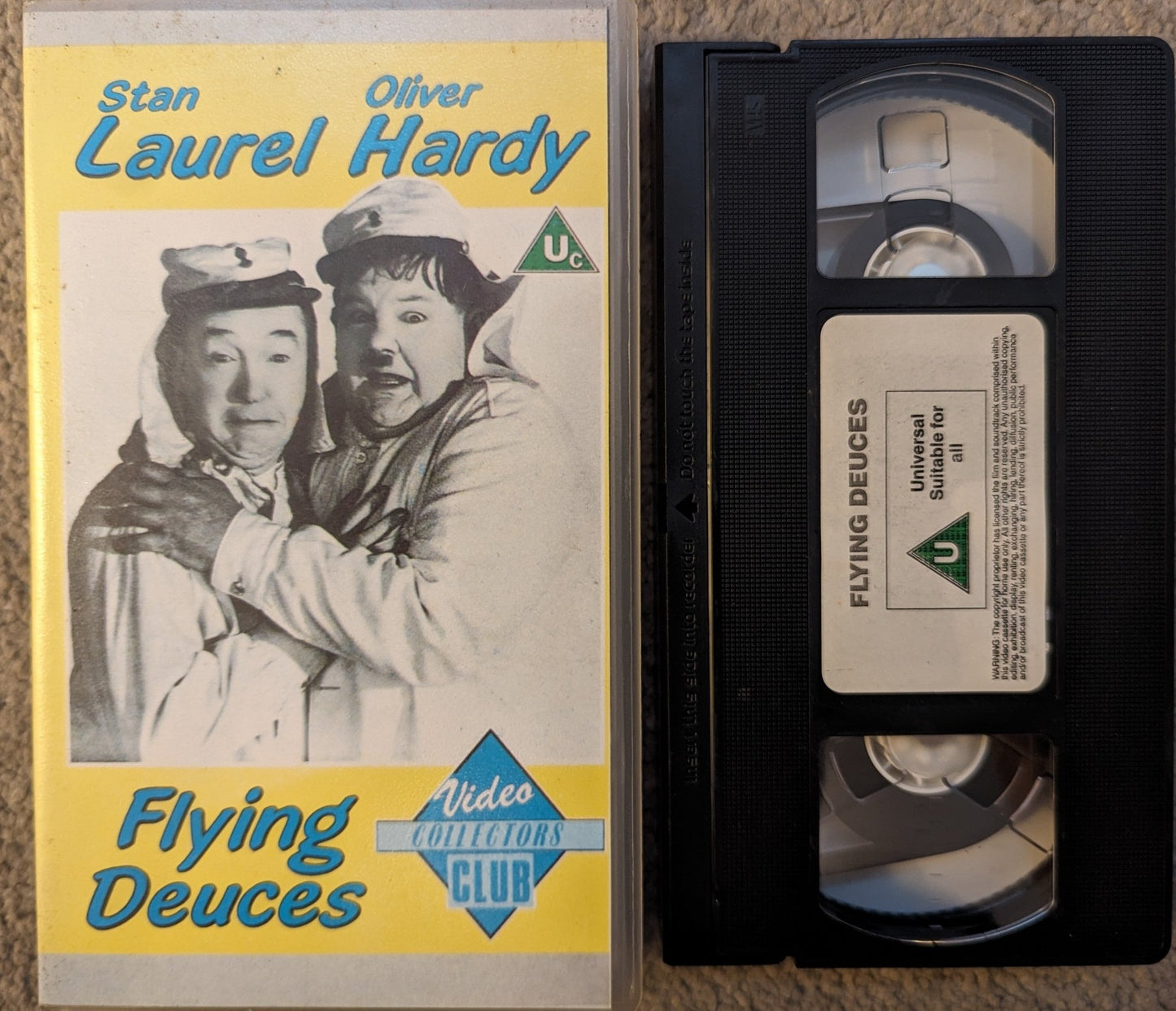 Flying Deuces (1939) VHS Video - Flippin Retro Video Shop