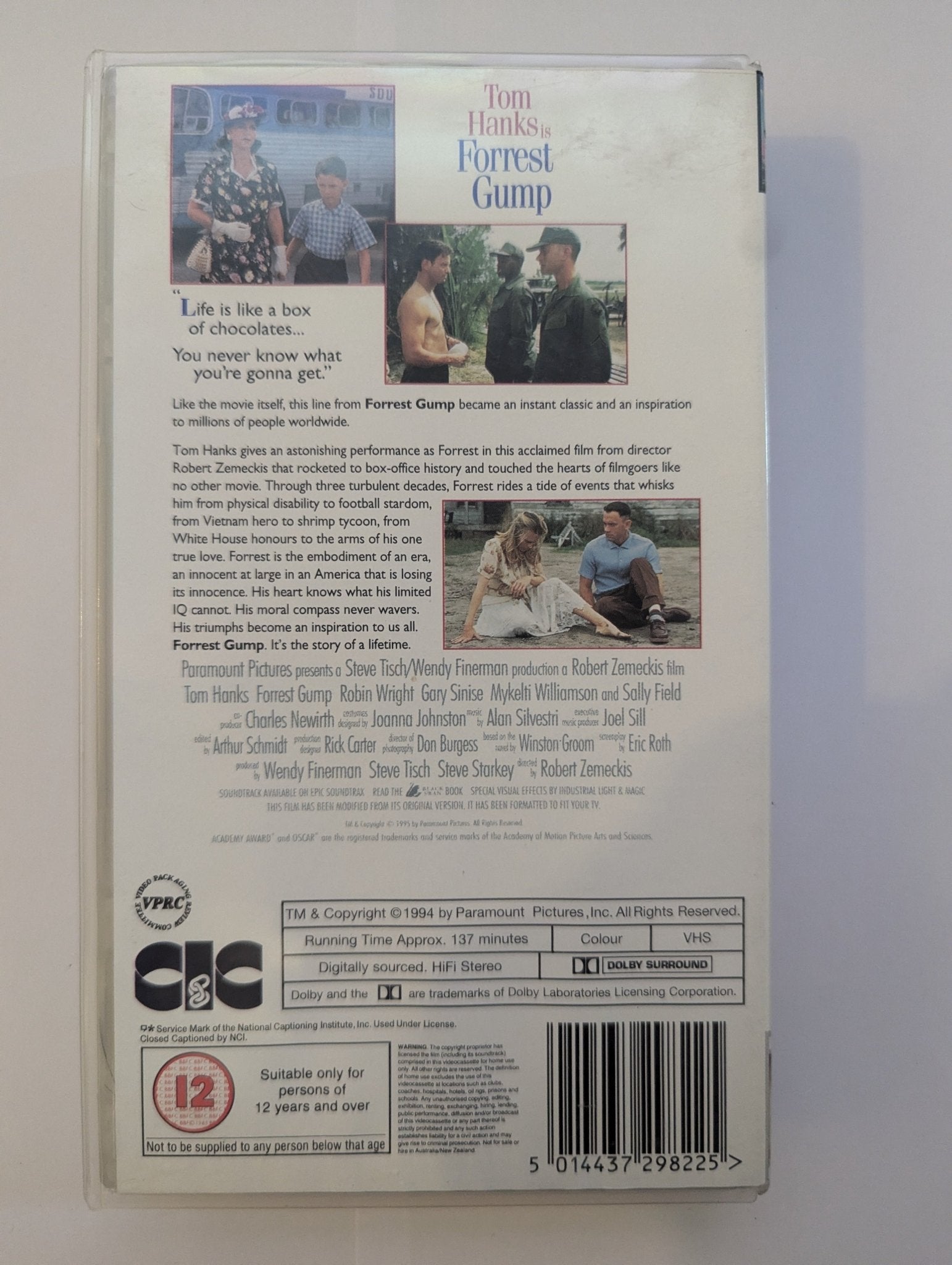 Forest Gump (1994) VHS Video - Flippin Retro Video Shop