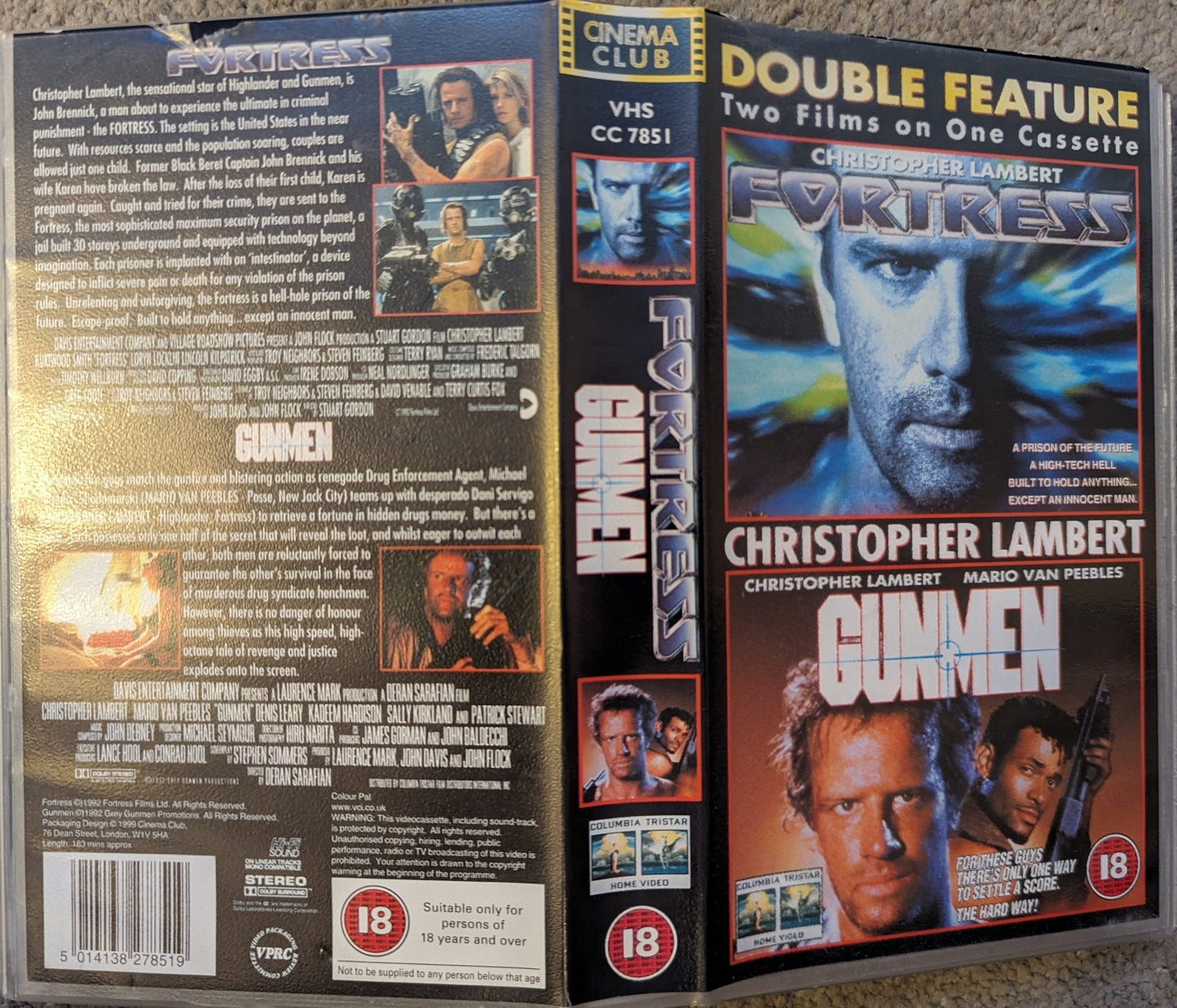 Fortress / Gunmen VHS Video - Flippin Retro Video Shop