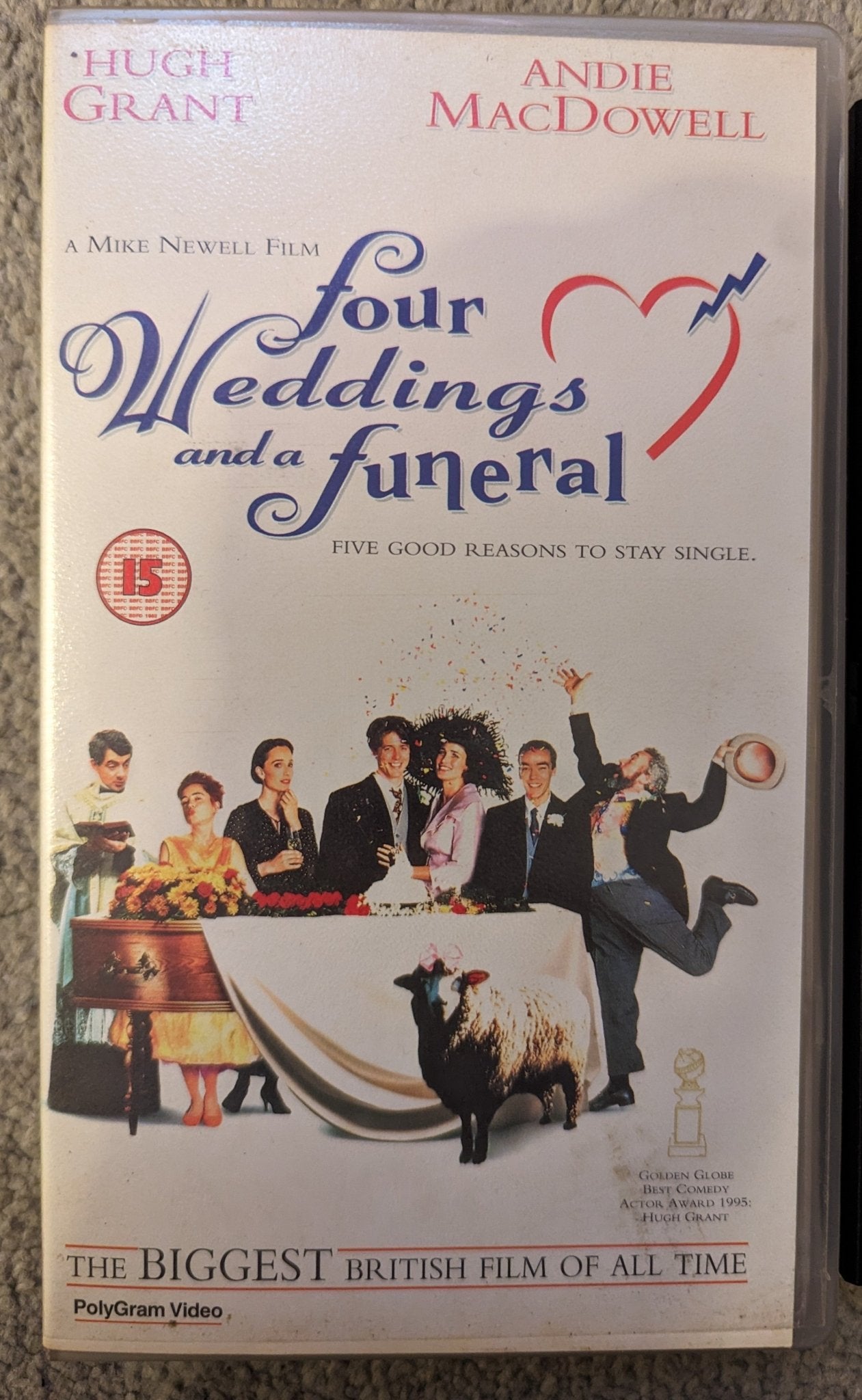 Four Weddings and a Funeral (1994) VHS Video - Flippin Retro Video Shop