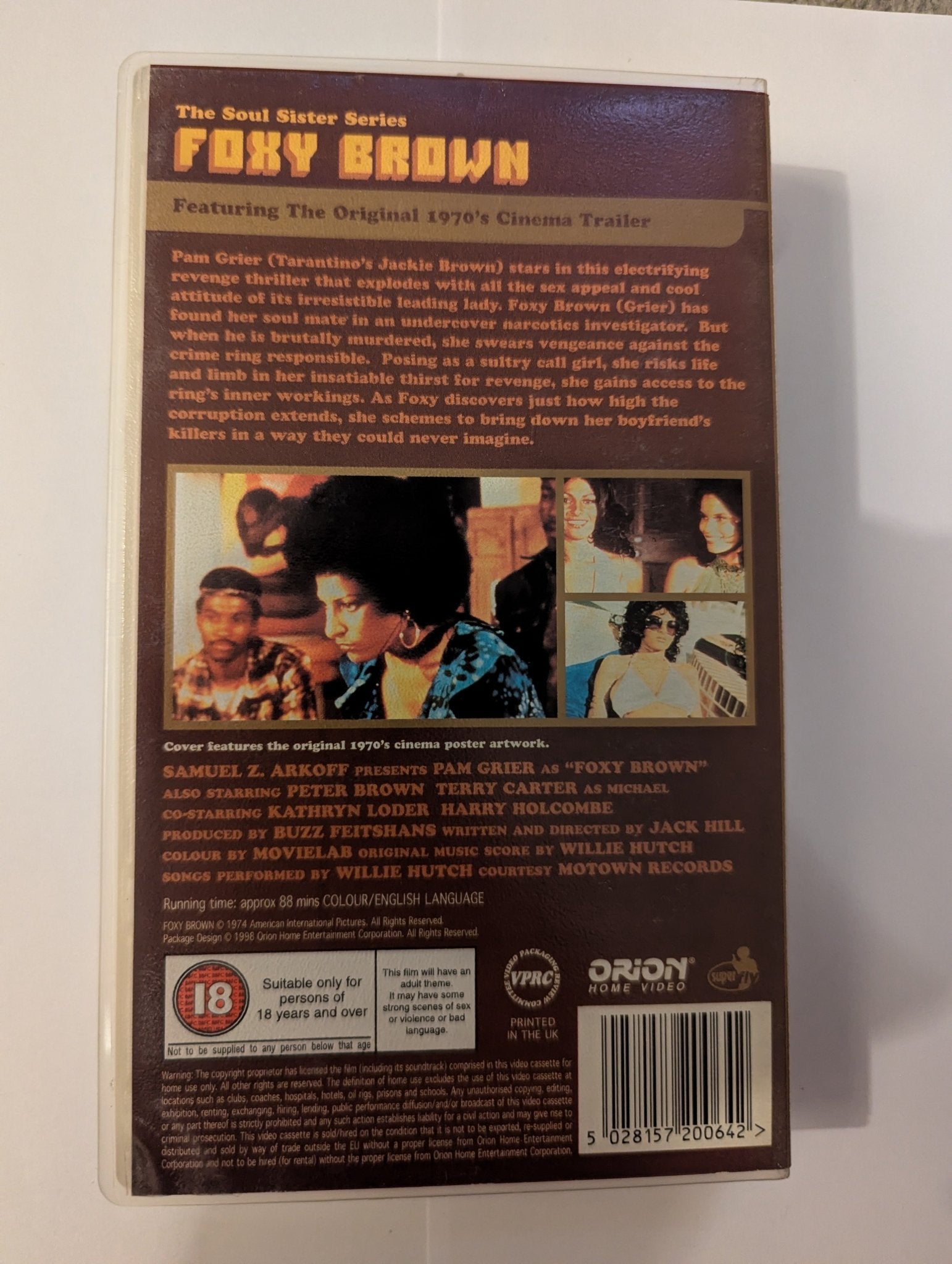 Foxy Brown (1974) VHS Video - Flippin Retro Video Shop