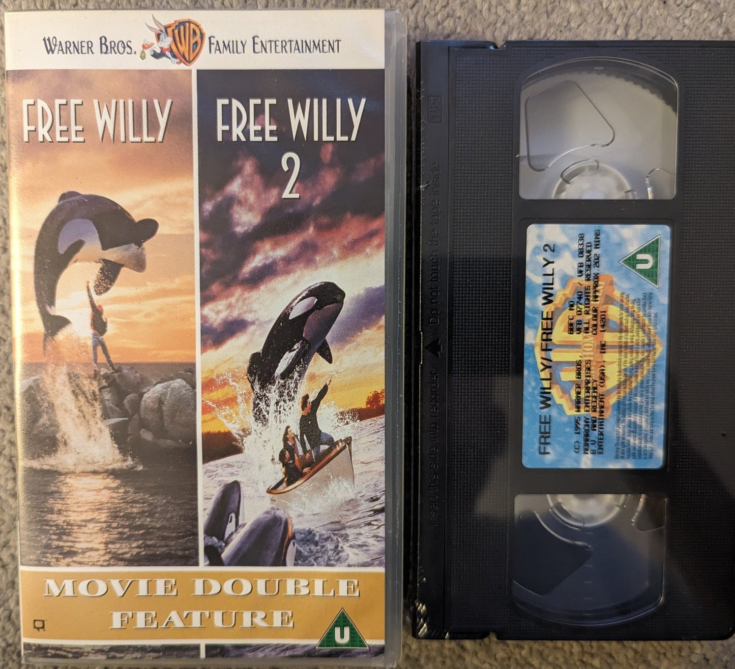 Free Willy 1 & 2 VHS Video *Sealed* - Flippin Retro Video Shop