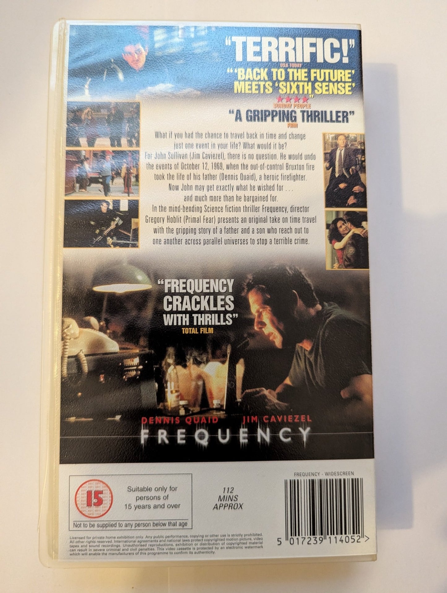 Frequency (2000) VHS Video Wide - screen - Flippin Retro