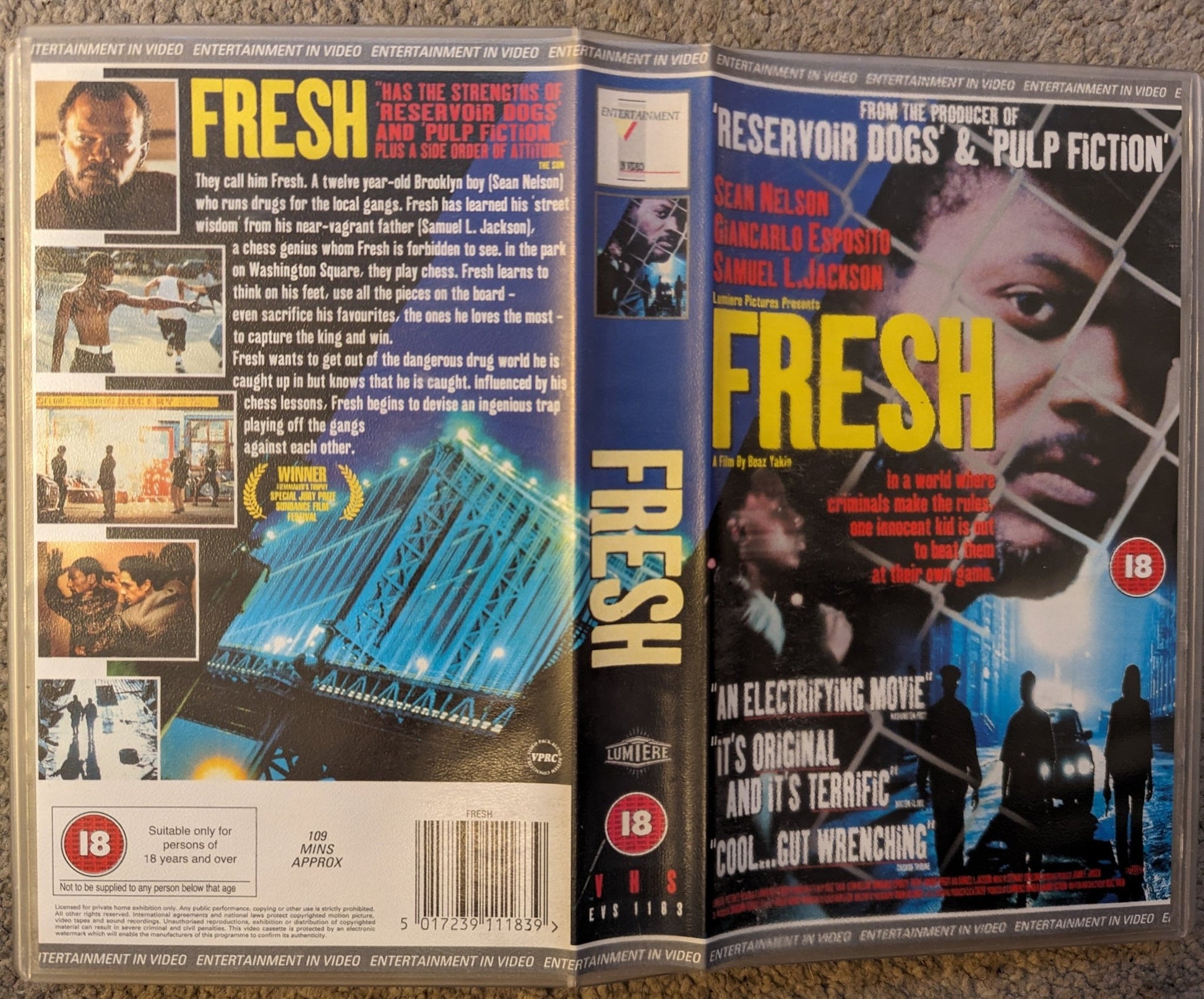 Fresh (1994) VHS Video - Flippin Retro Video Shop