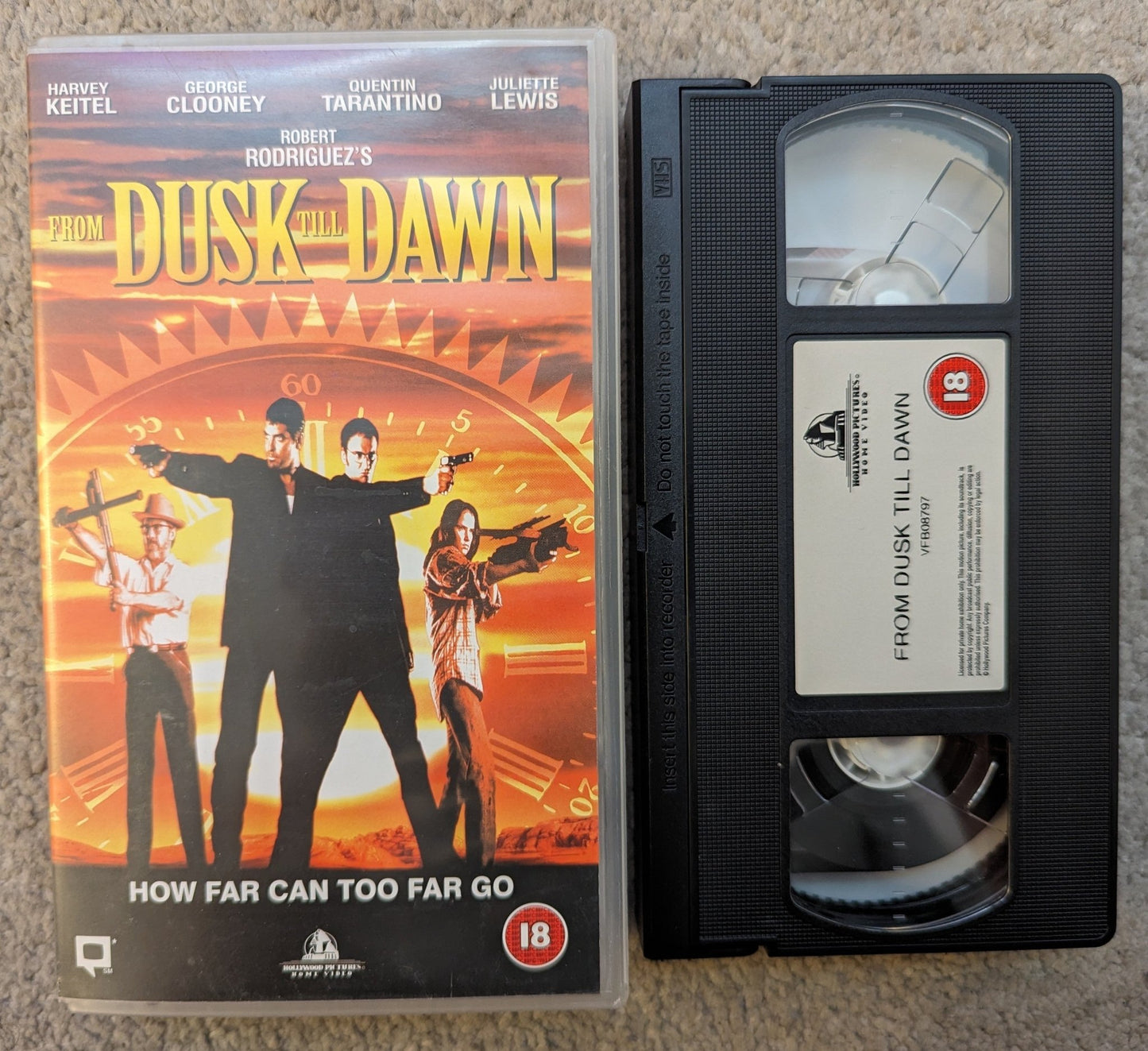 From Dusk Til Dawn (1996) VHS Video - Flippin Retro Video Shop