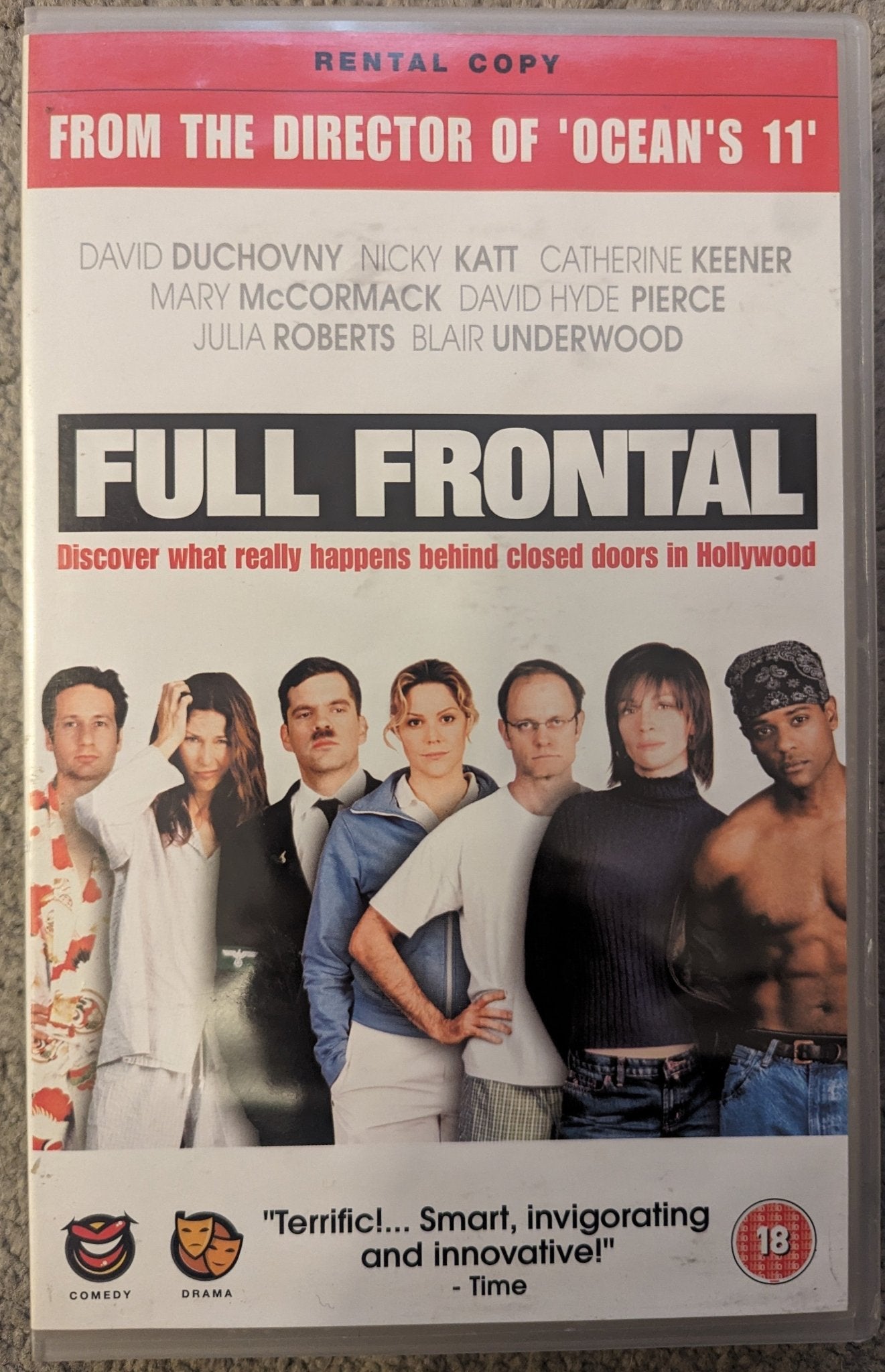 Full Frontal (2002) VHS Video Ex Rental - Flippin Retro Video Shop