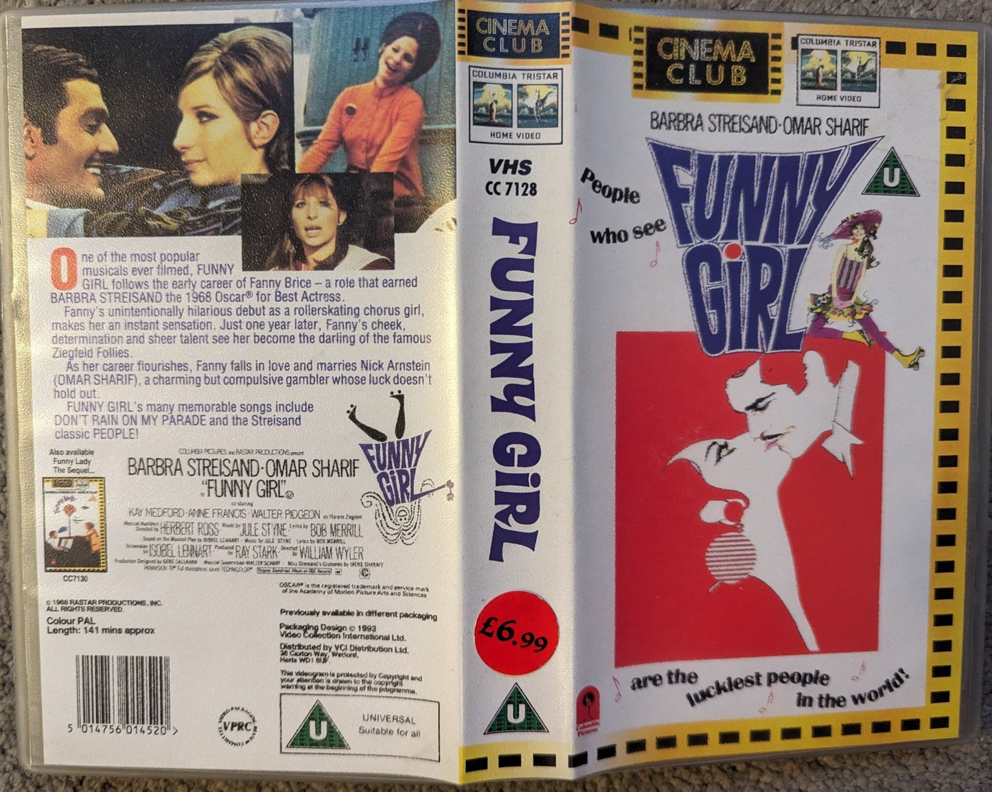 Funny Girl (1968) VHS Video - Flippin Retro Video Shop