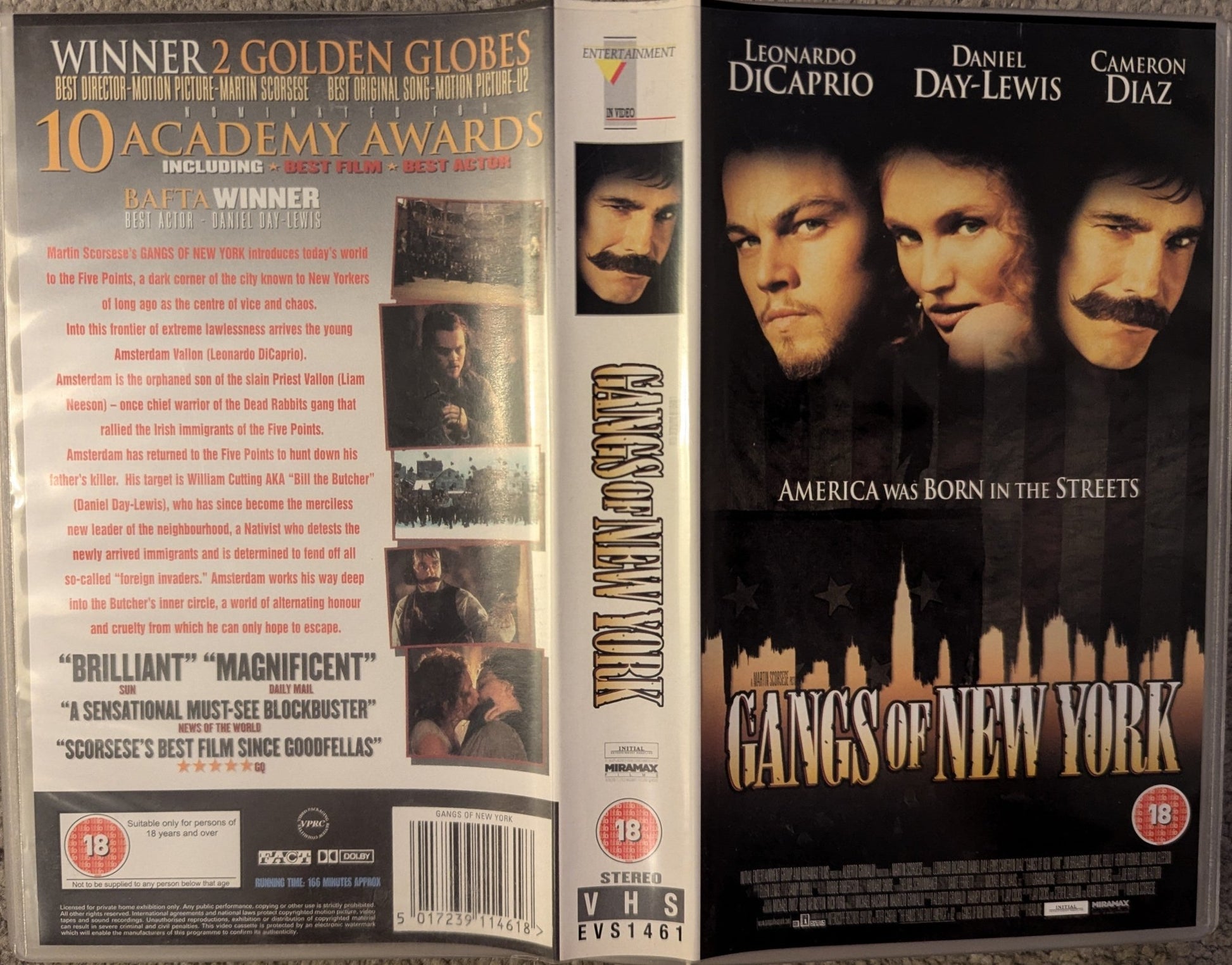 Gangs Of New York (2002) VHS Video - Flippin Retro Video Shop