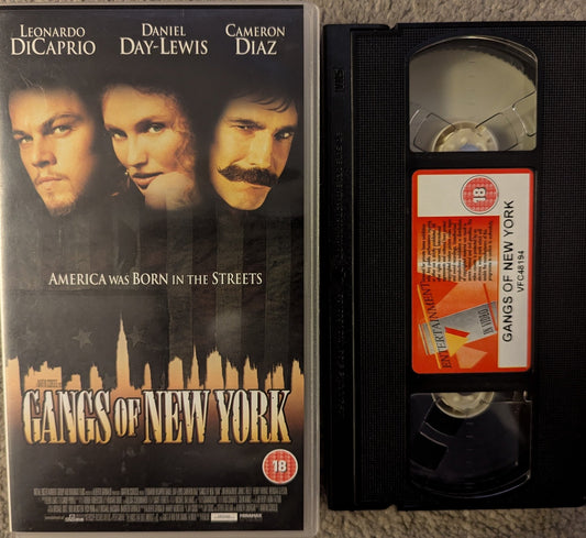 Gangs Of New York (2002) VHS Video - Flippin Retro Video Shop