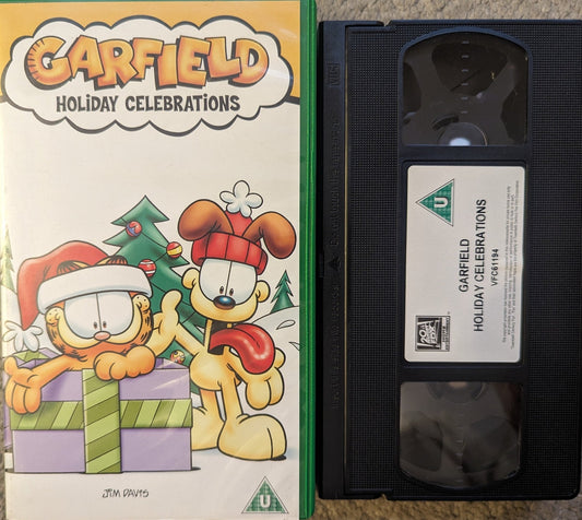 Garfield Holiday Celebrations VHS Video - Flippin Retro Video Shop