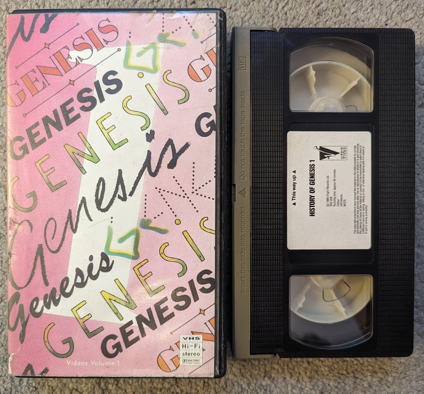 Genesis (1988) VHS Video - Flippin Retro Video Shop