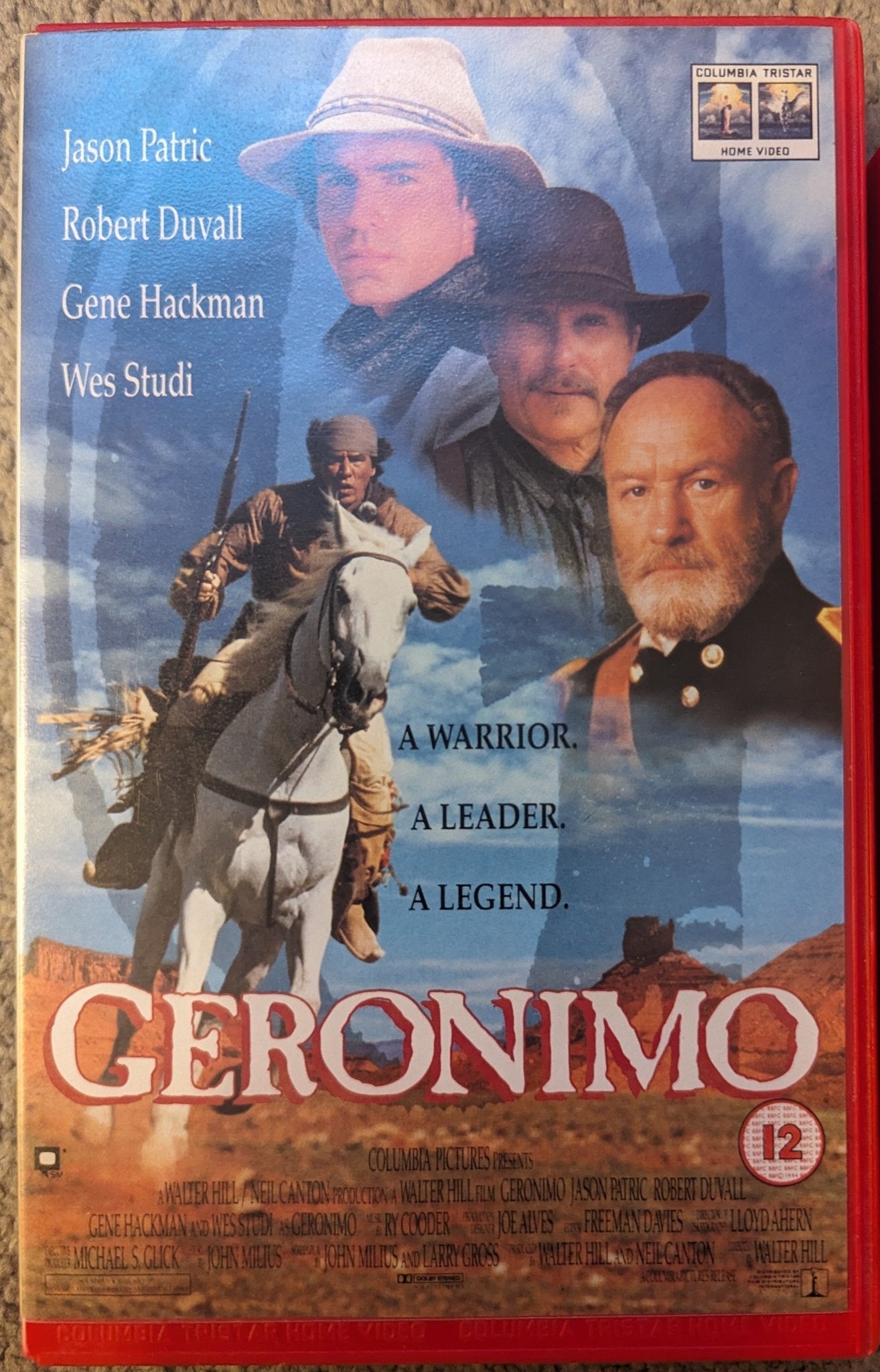 Geronimo (1993) VHS Video Ex Rental - Flippin Retro Video Shop