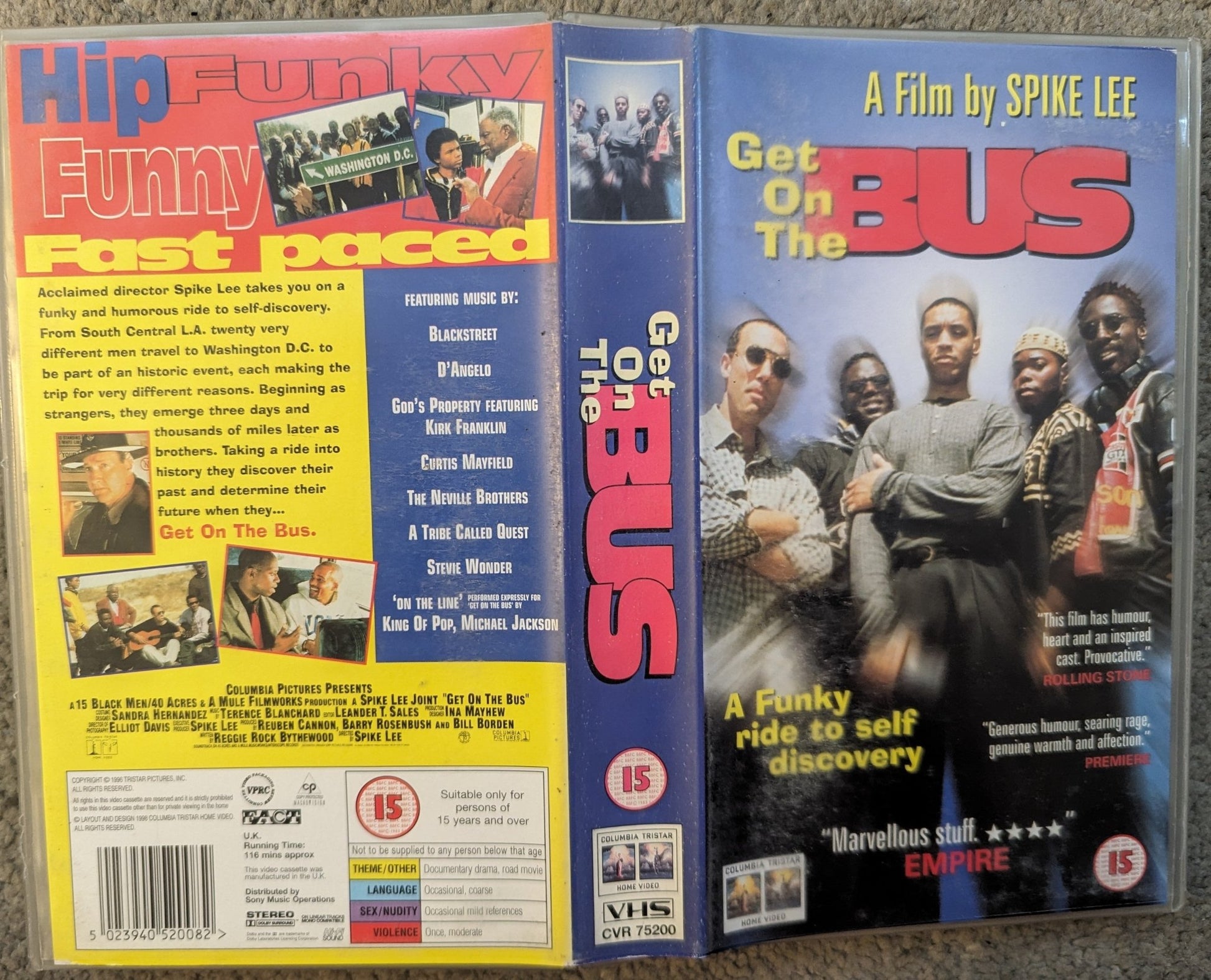 Get On The Bus (1996) VHS Video - Flippin Retro Video Shop