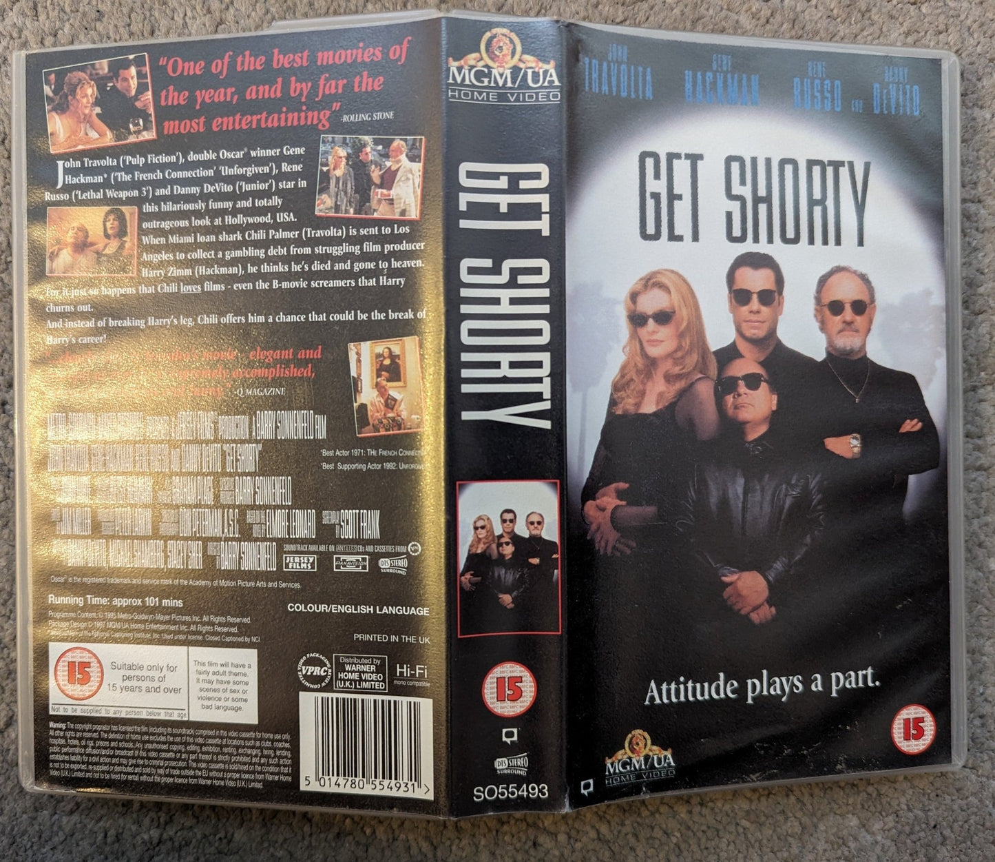 Get Shorty (1995) VHS Video - Flippin Retro Video Shop