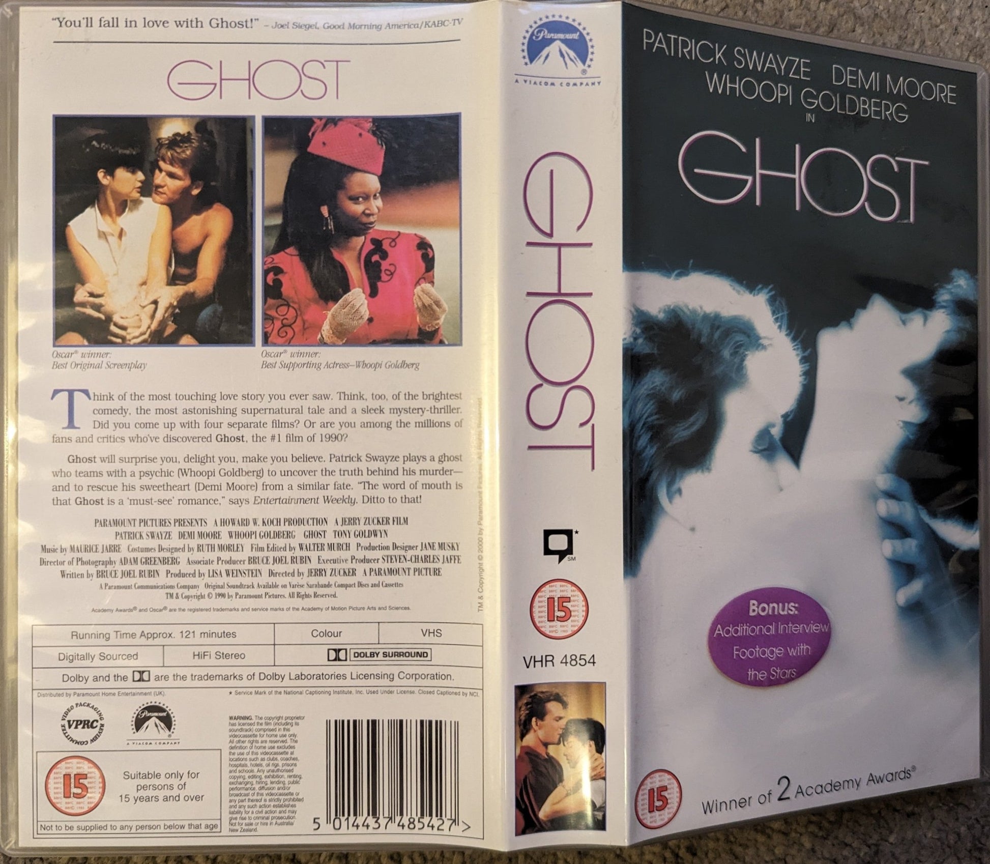 Ghost (1990) VHS Video *Sealed* - Flippin Retro Video Shop