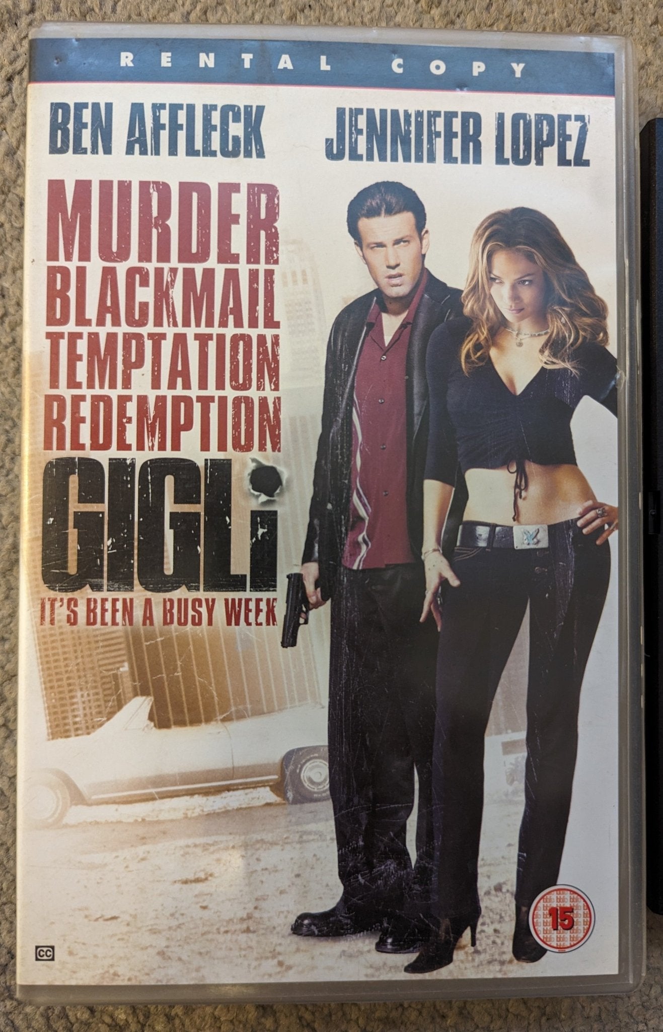 Gigli (2003) VHS Video Ex Rental - Flippin Retro Video Shop