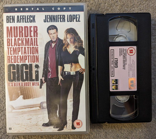 Gigli (2003) VHS Video Ex Rental - Flippin Retro Video Shop