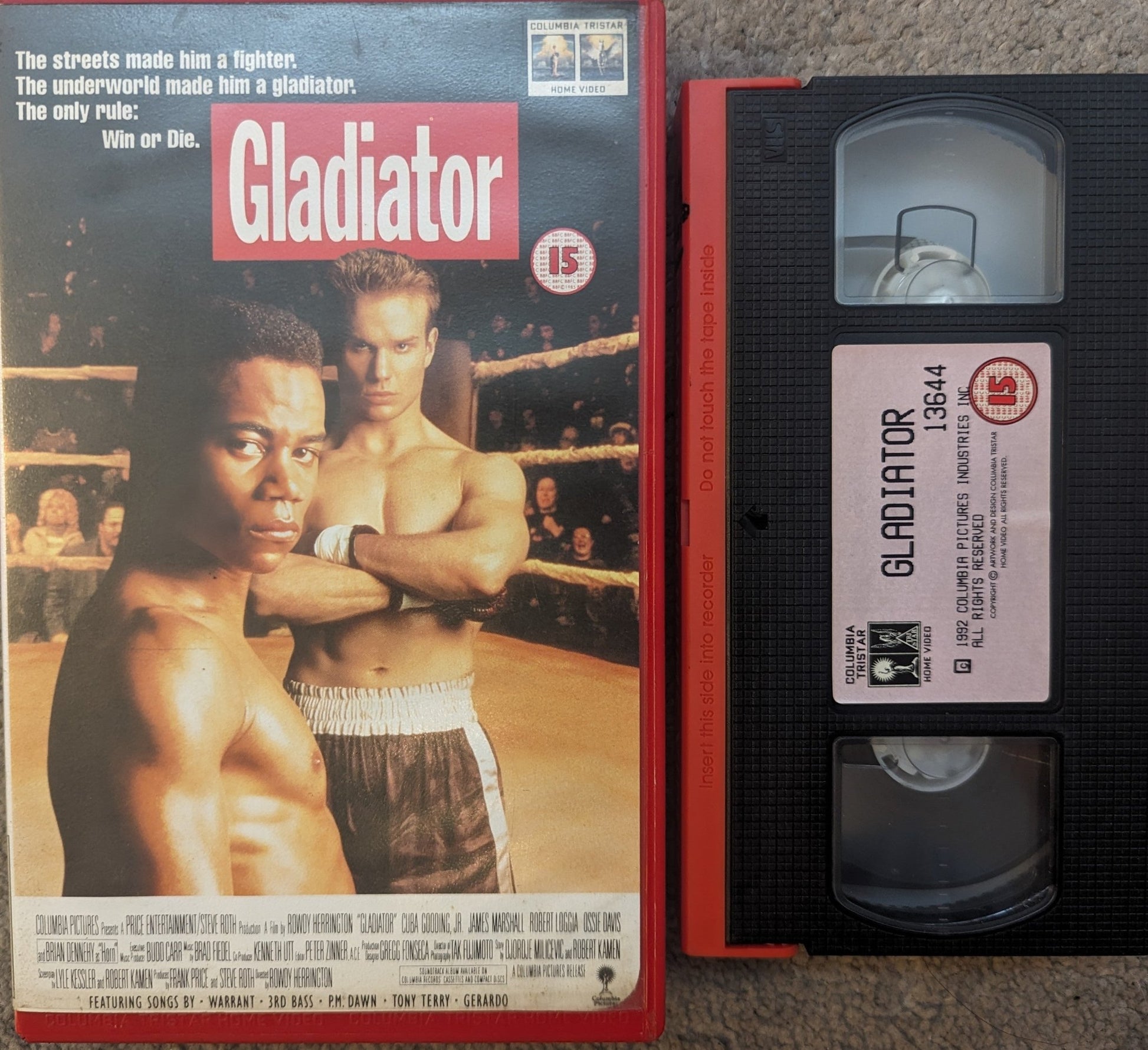 Gladiator (1992) VHS Video Ex Rental - Flippin Retro Video Shop