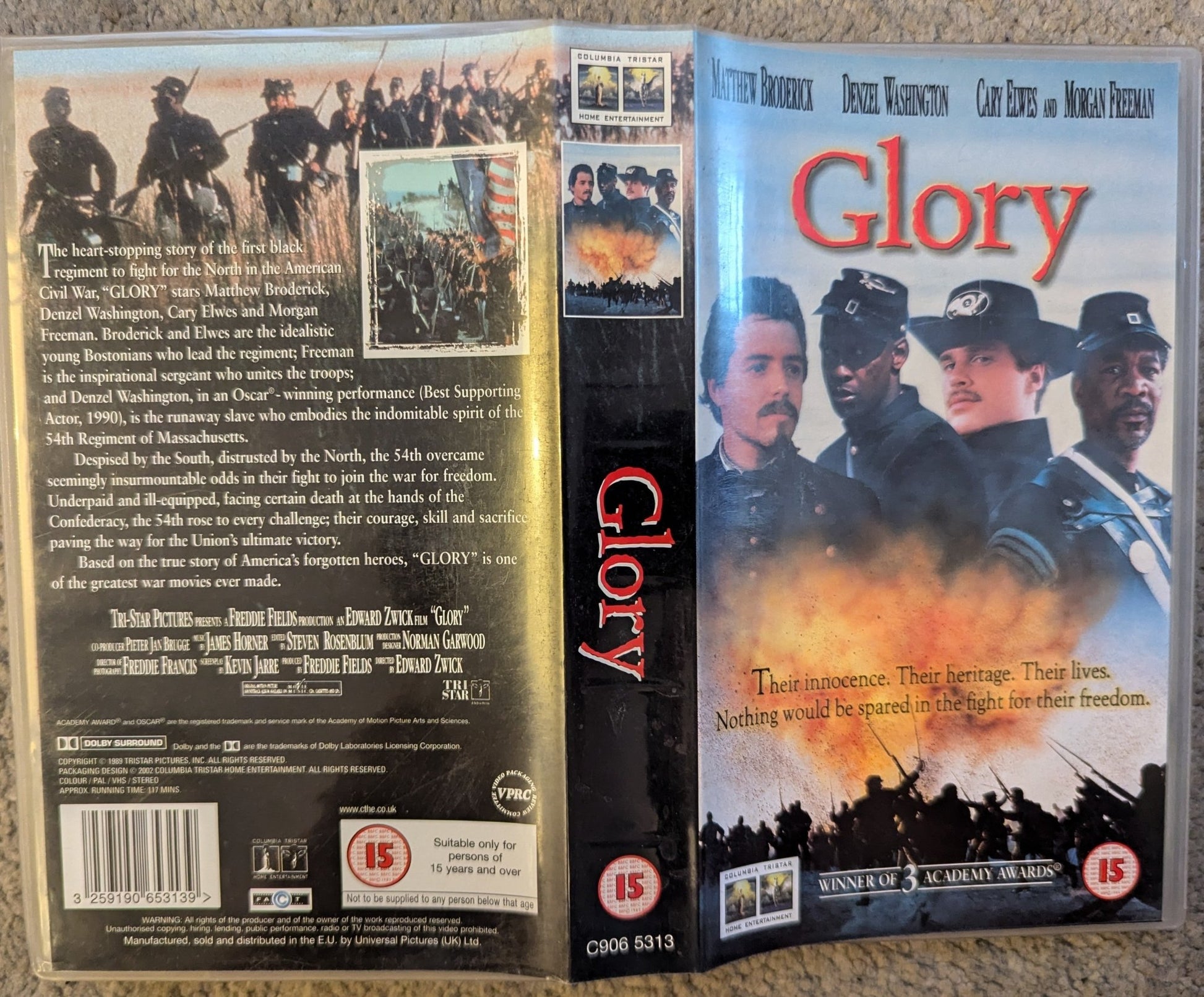 Glory (1989) VHS Video - Flippin Retro Video Shop