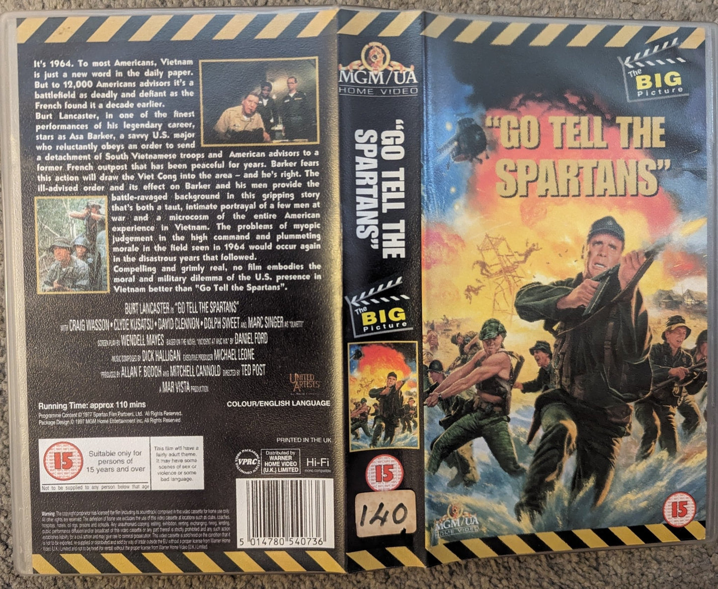 Go Tell The Spartans (1978) VHS Video *Sealed* - Flippin Retro Video Shop