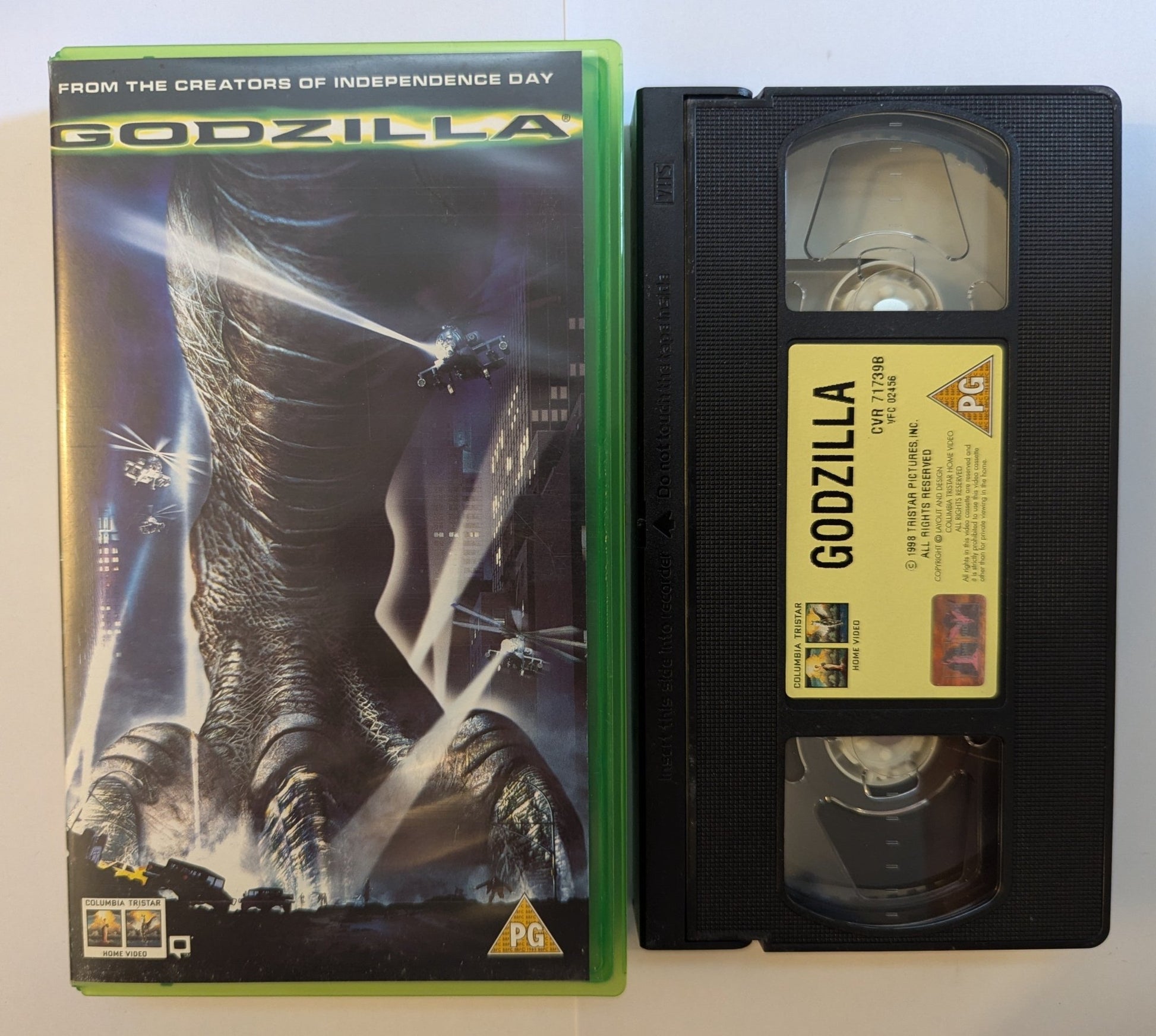 Godzilla (1998) VHS Video - Flippin Retro