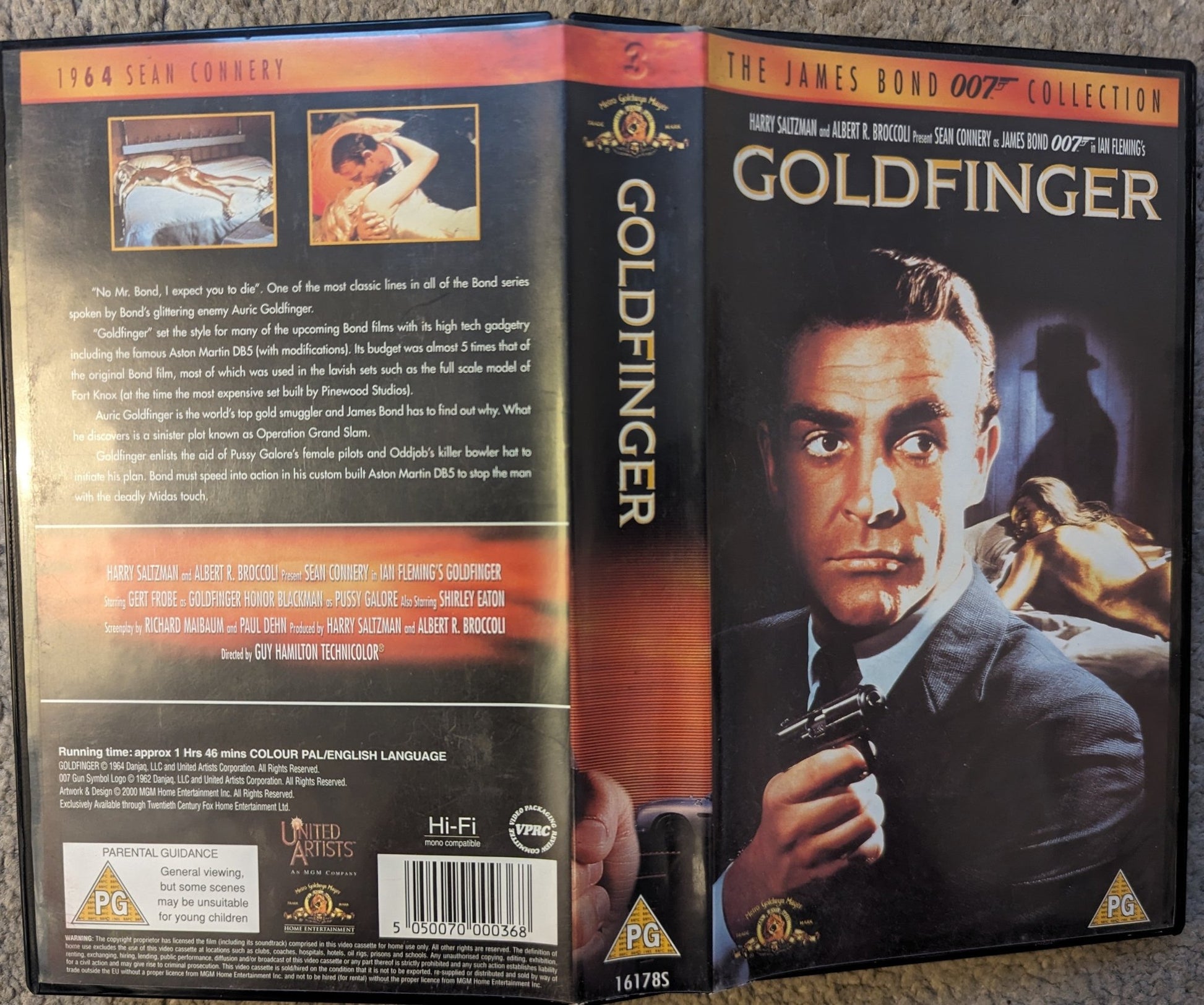 Goldfinger (1964) VHS Video - Flippin Retro Video Shop